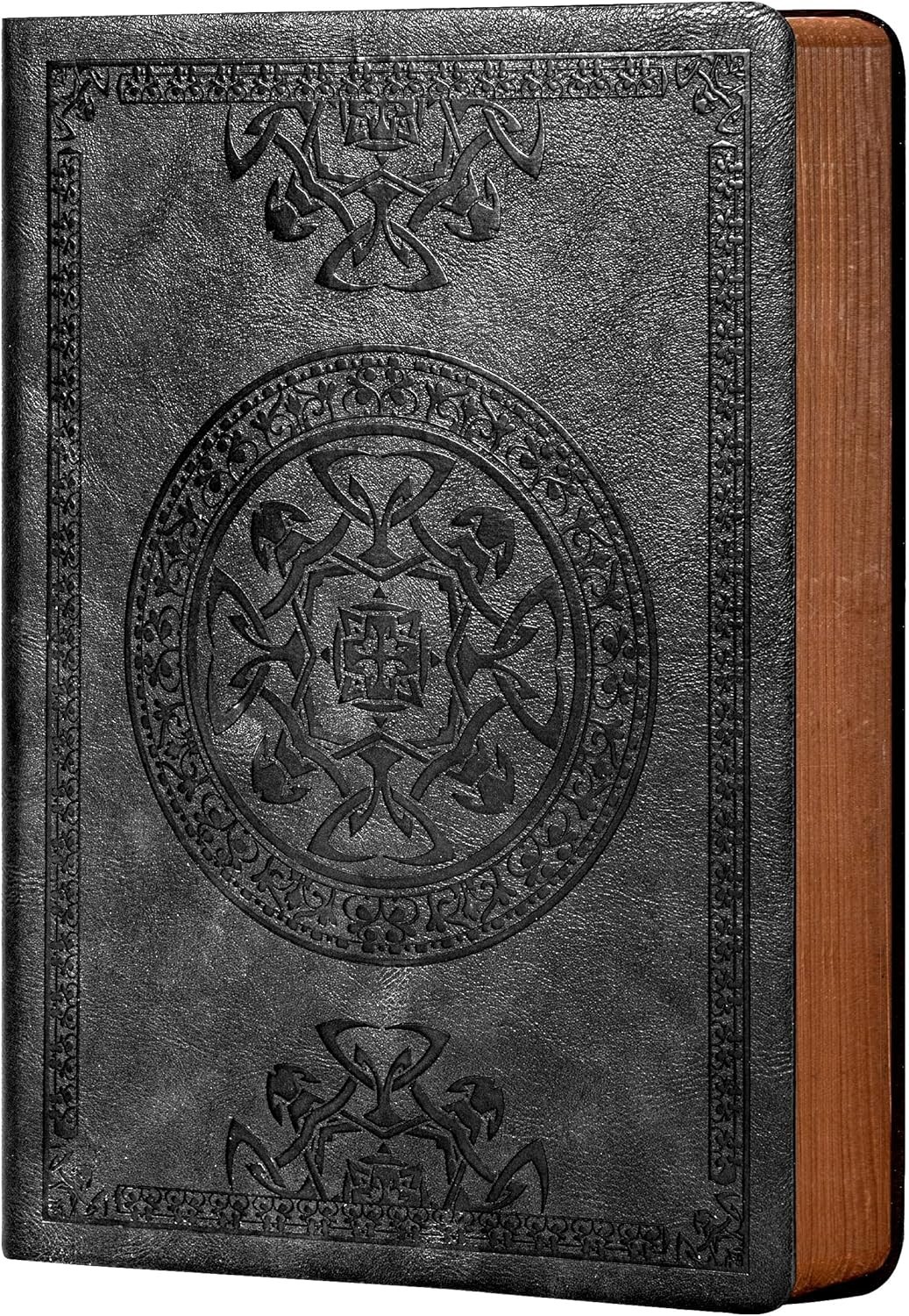 Sophisticated Lined Softcover Notebook for Men – 5.7” x 8.3”, Lay Flat