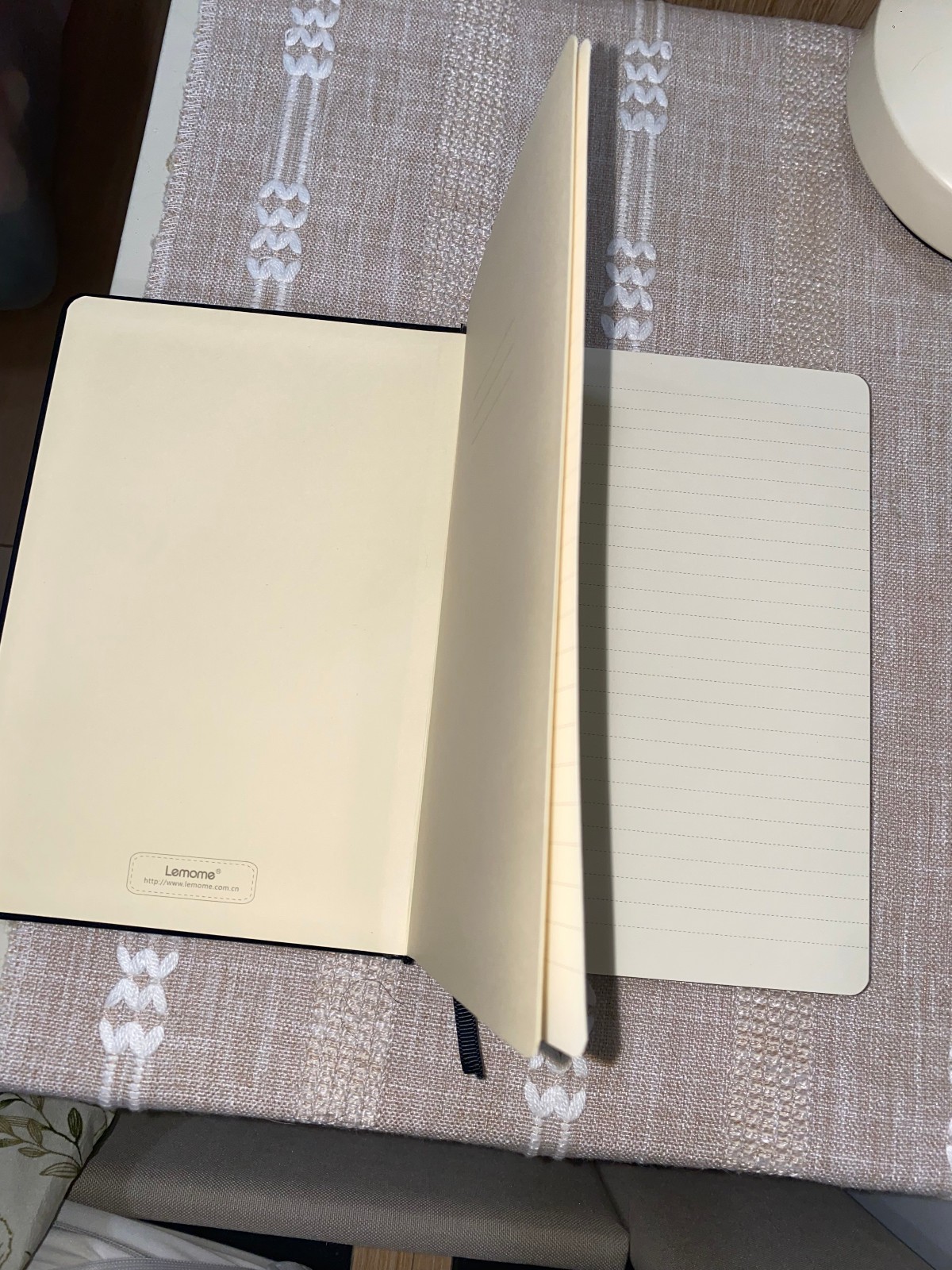 Lot of 2 Moleskine and Lemome Lined Notebooks