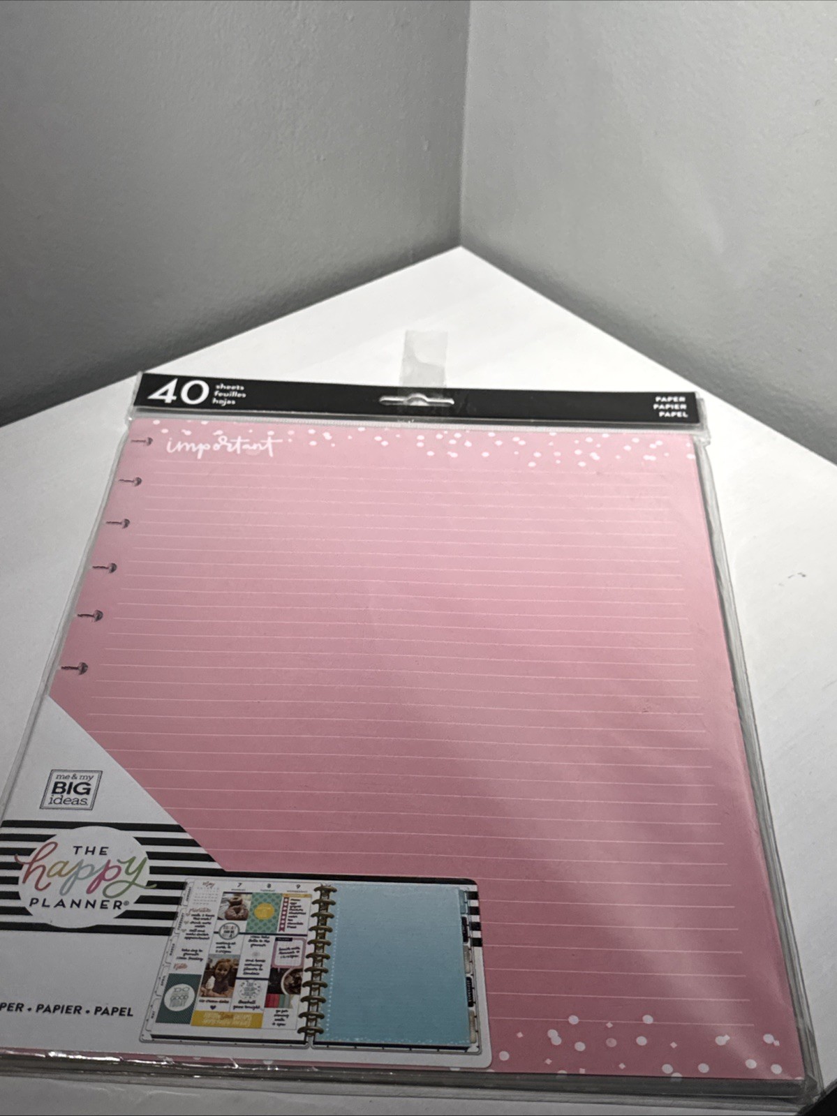 The Happy Planner -Important/Notes/You Got this Big Filler Paper 40 Sheets