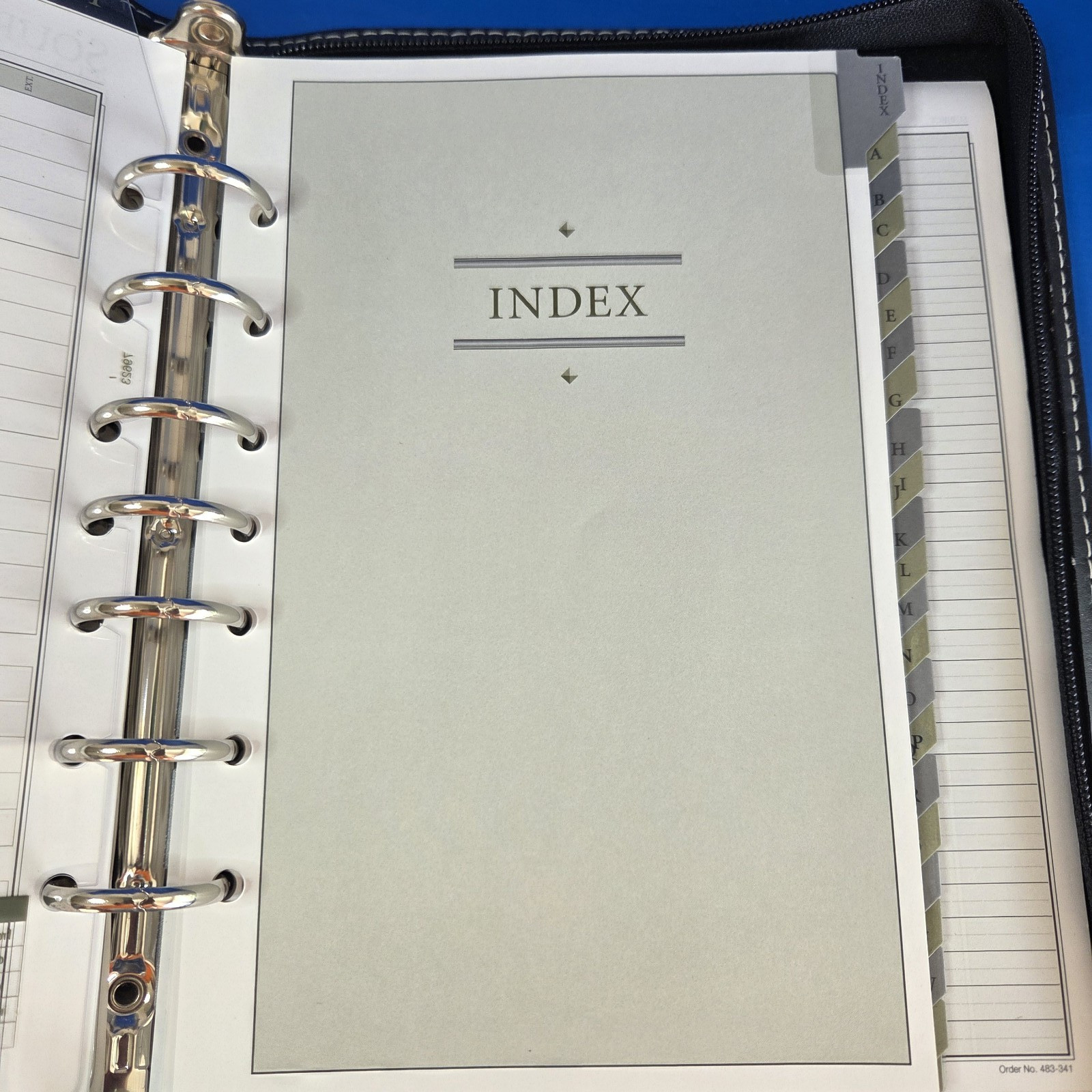 Day Runner Pro Business System Black 7-Ring Binder Planner Full Inside