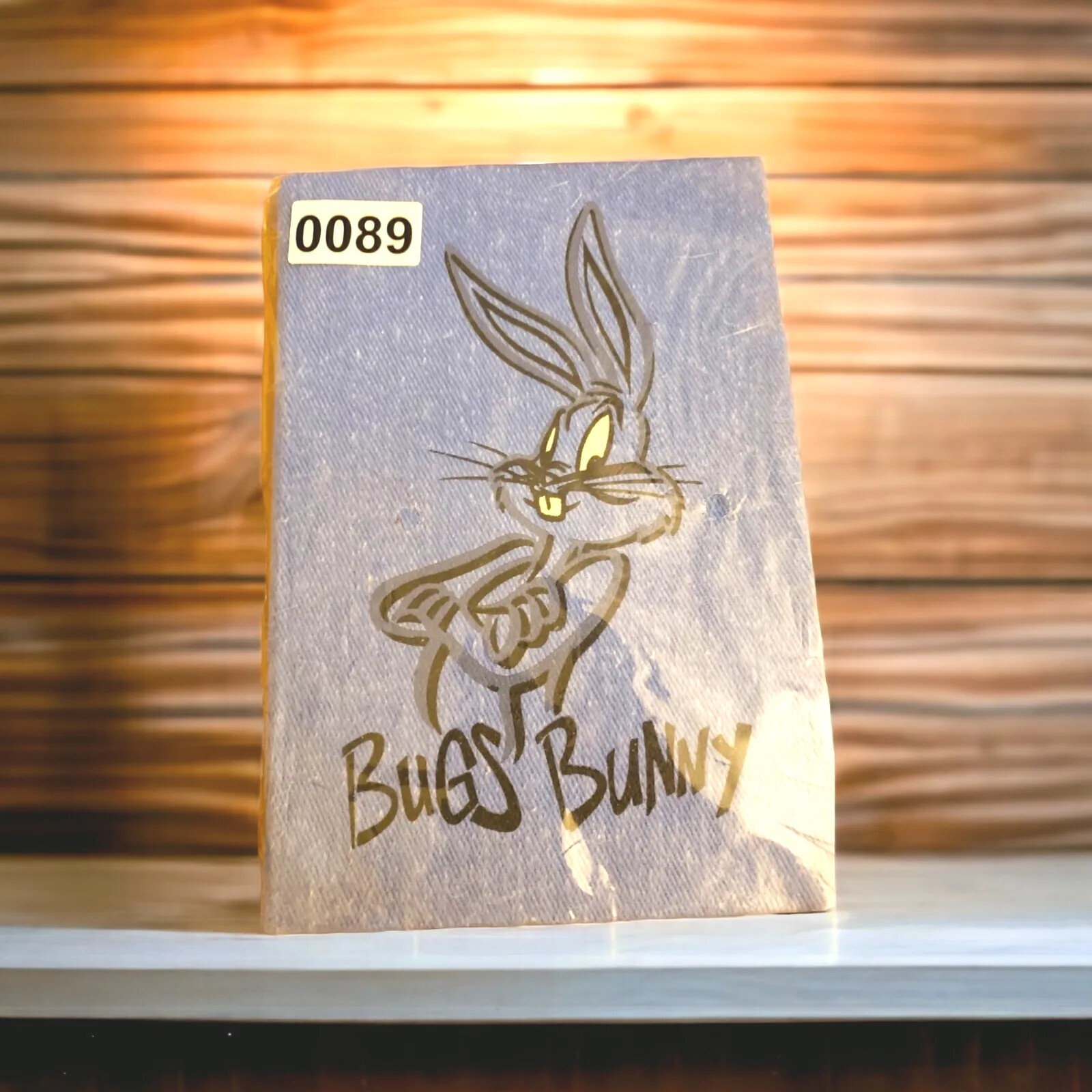 Vintage Bugs Bunny New Unused Diary Journal Hardback Denim Cover 6 x 8 inches