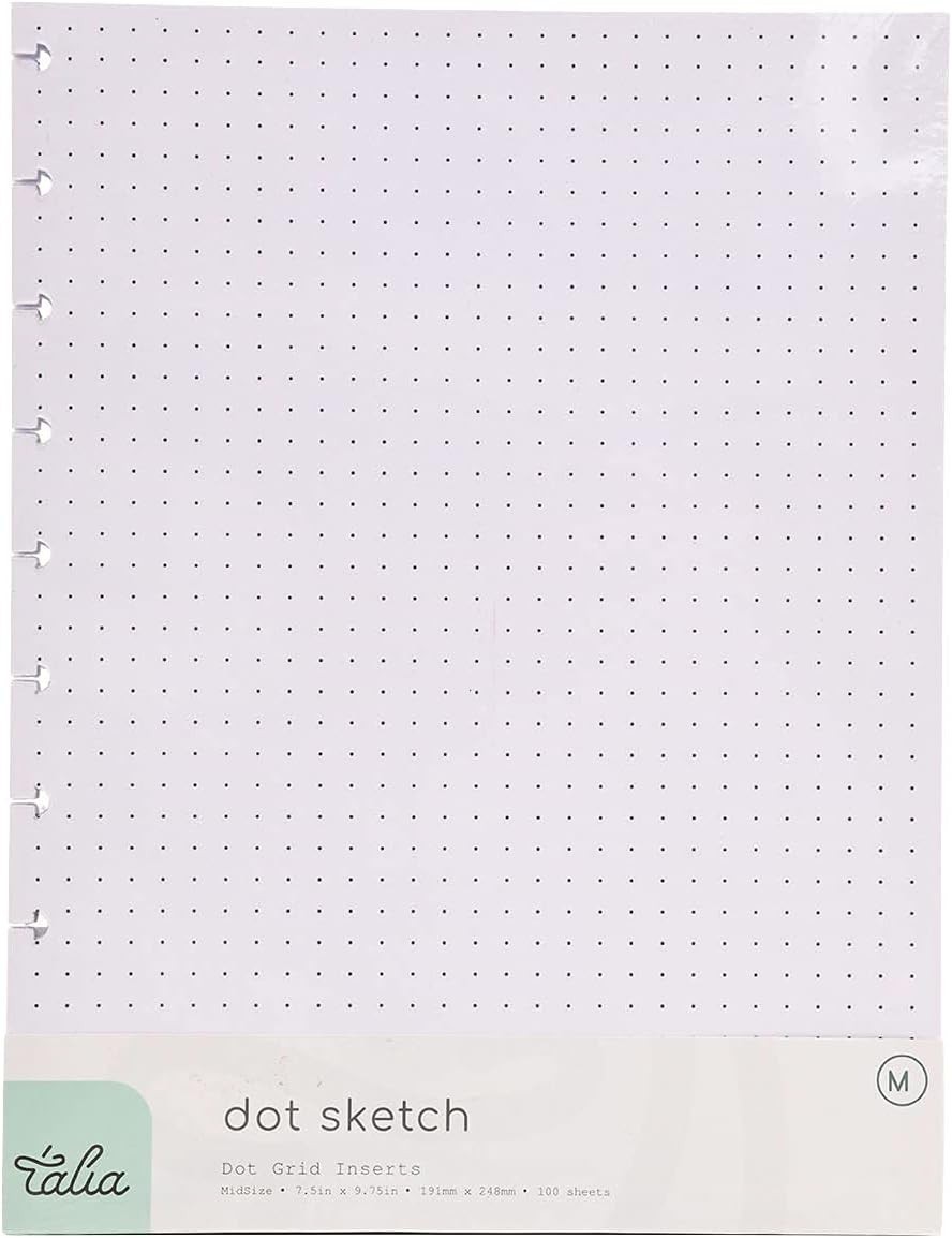 Discbound Notebook Refills (Dotted Pages, Letter (8.5in x 11in))
