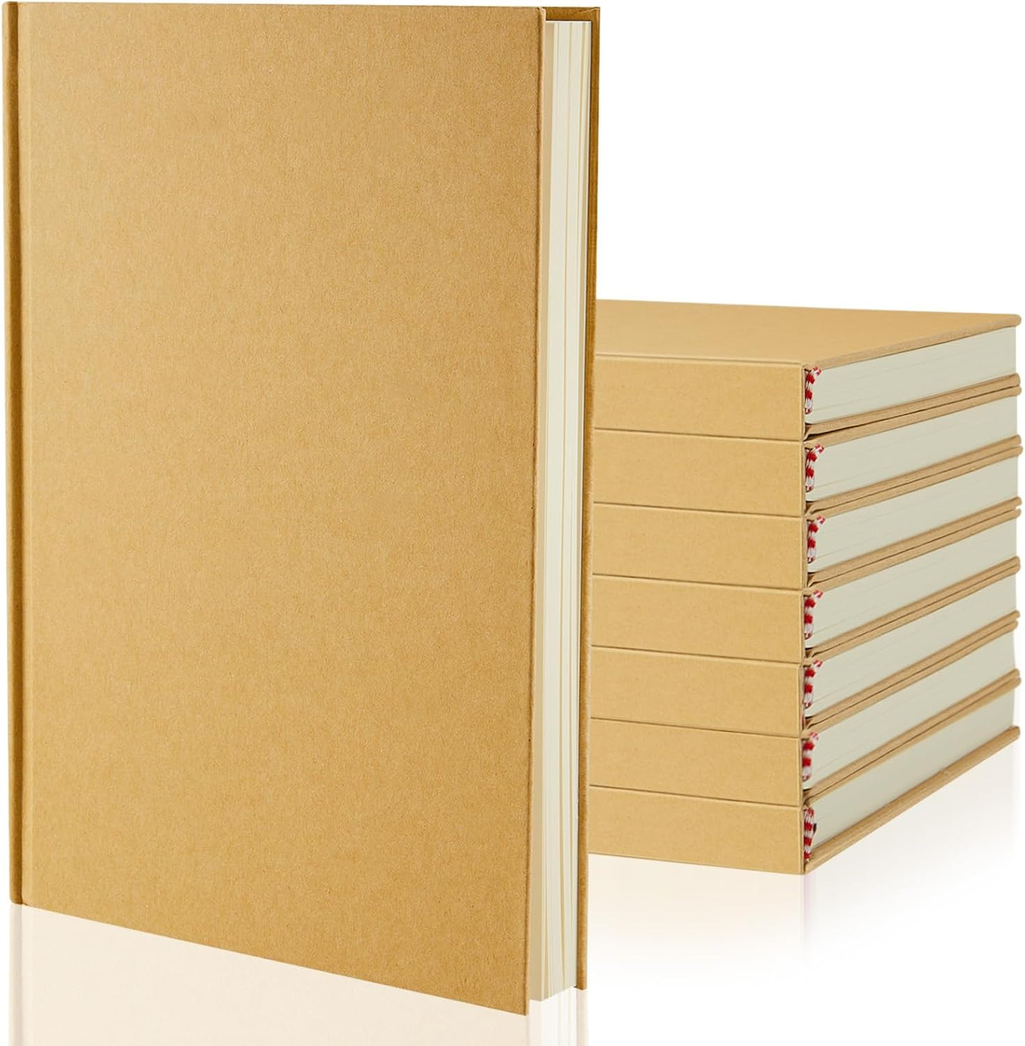 8 Pcs Blank Notebooks Journals Bulk 100 Sheets/200 Pages 11 X 8.5 Inch Unlined C