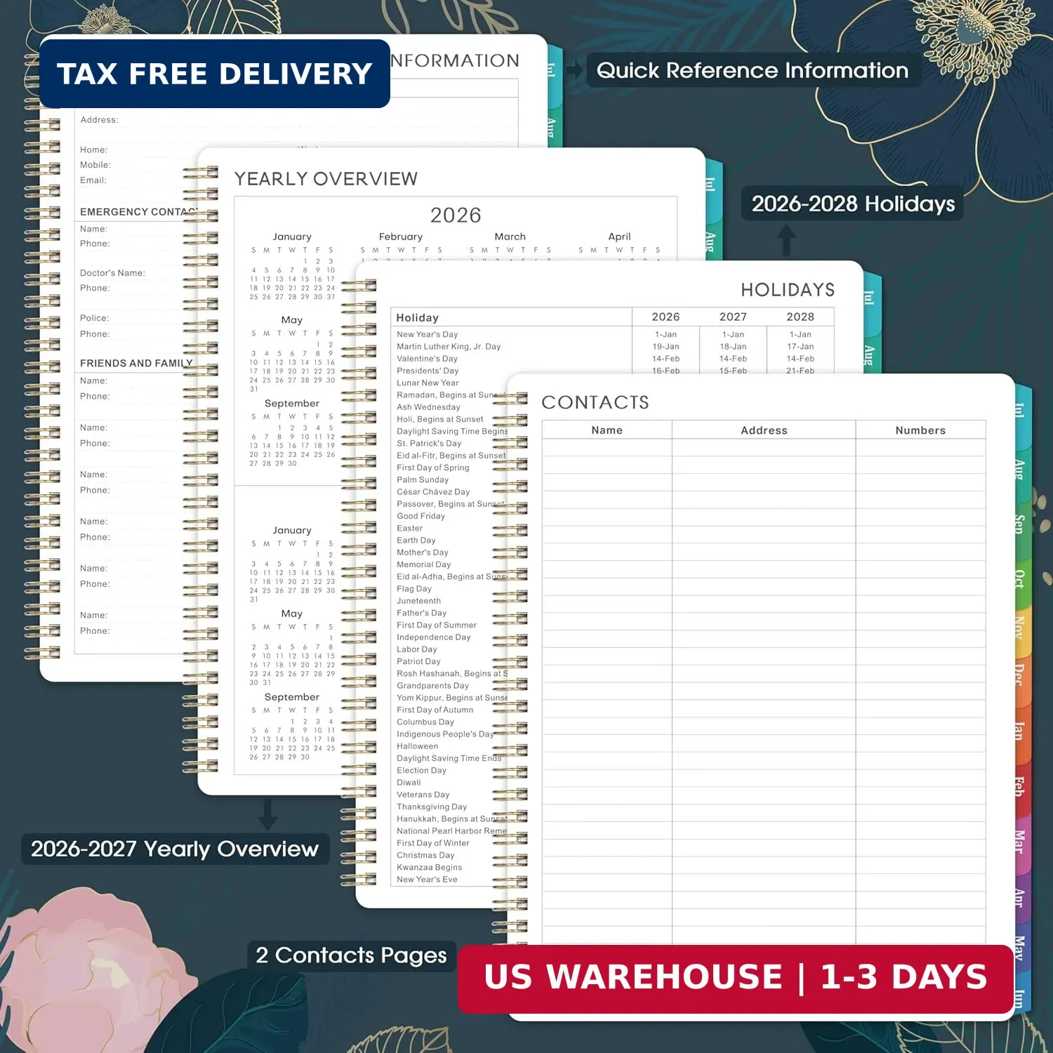 Planner 2026-2027 – Academic Planner 2026-2027, July 2026 – June 2027, Weekly &