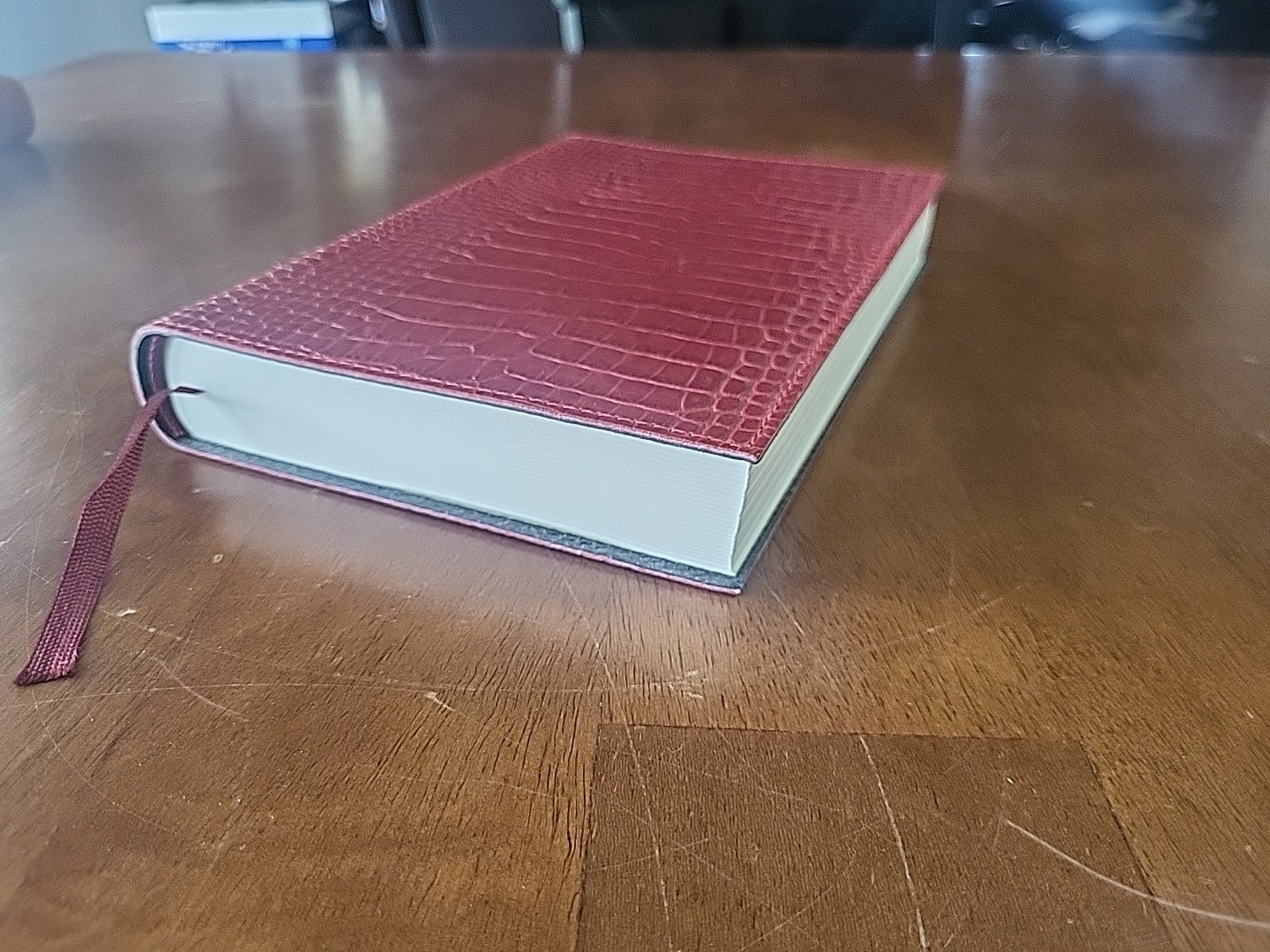 CAVALLINI & CO Gigante Embossed Leather Journal Red 6″ x 8-1/2″ 69