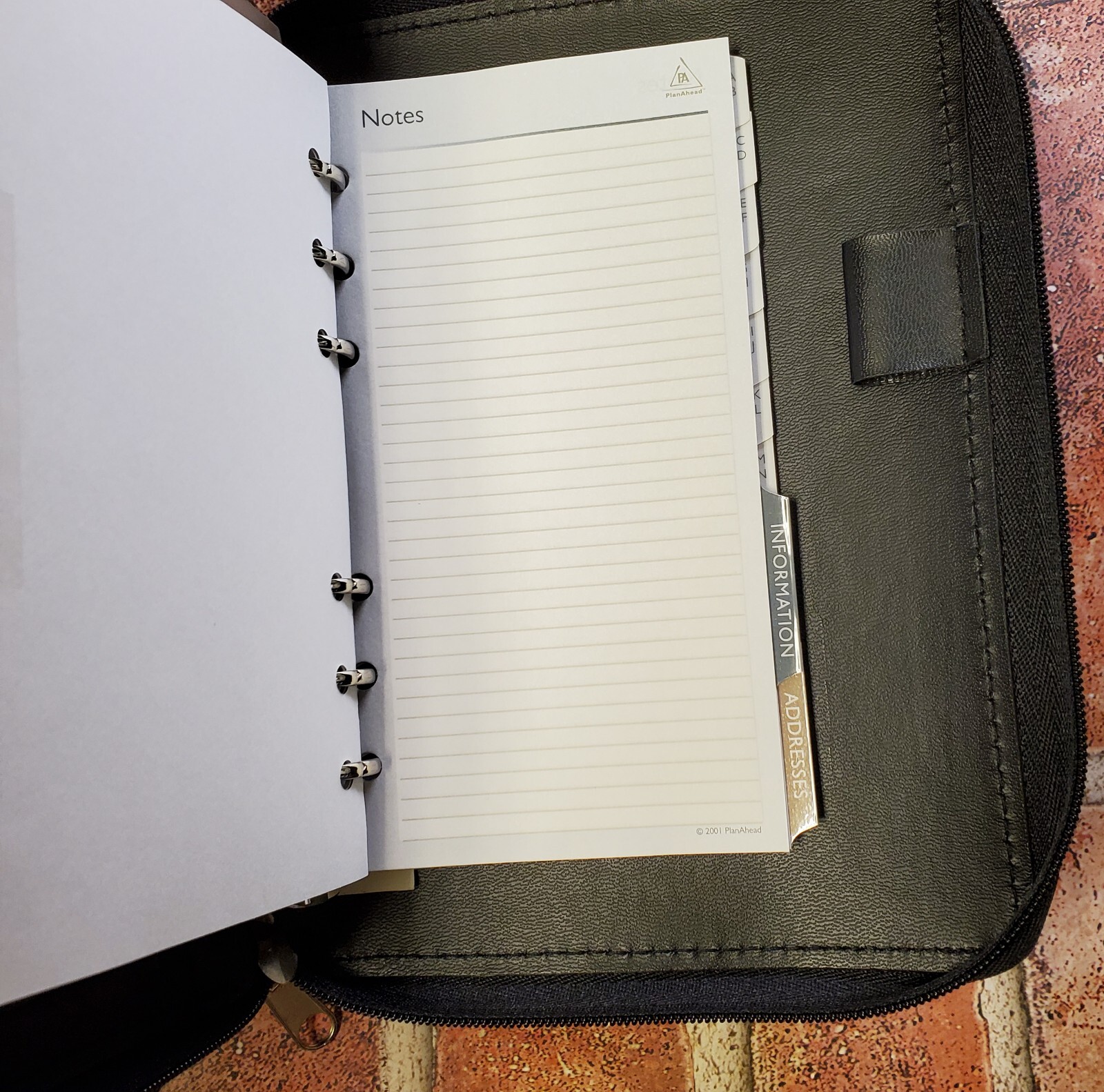 Vintage Ultimate Organizer Black, PlanAhead 6 Rings, Unused w/tags
