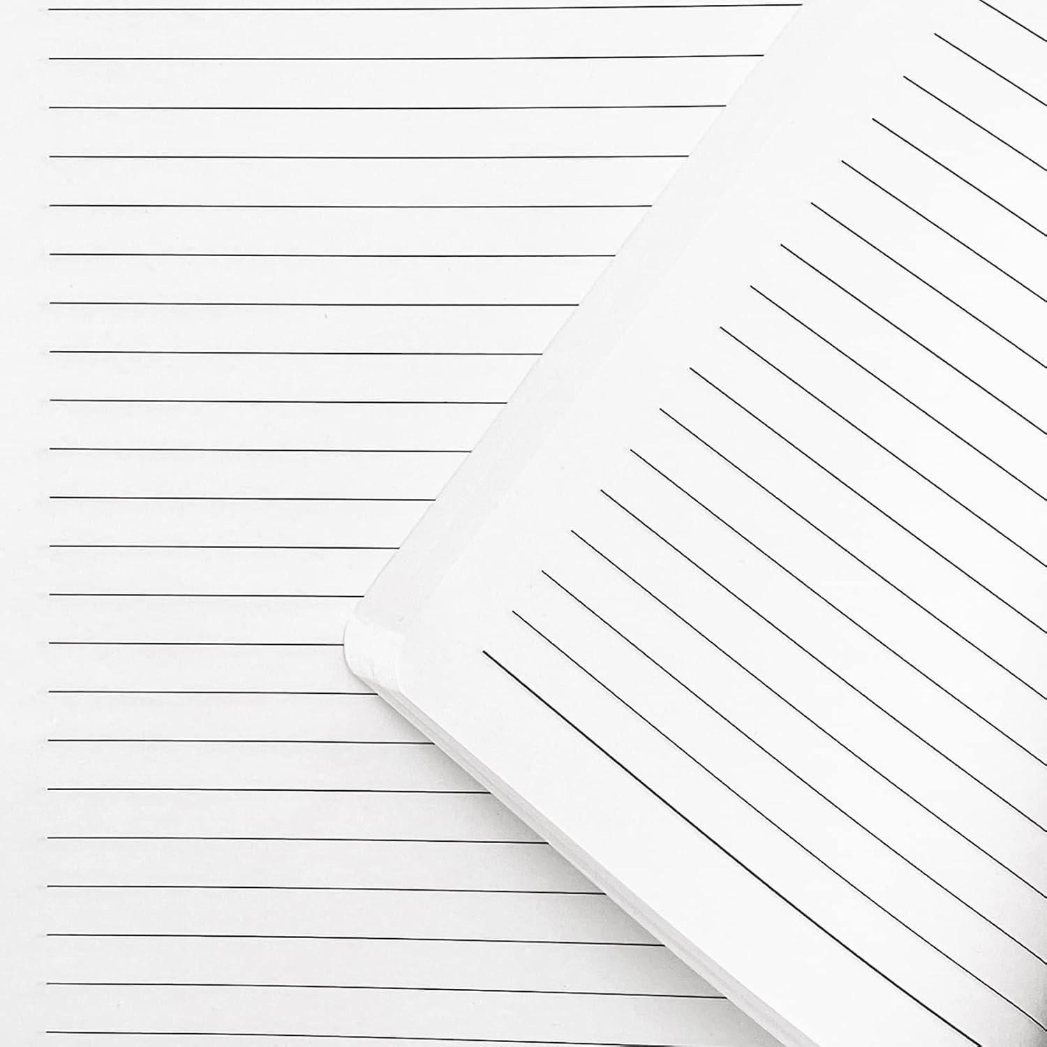 Durable A5 Notebook with 160 College Ruled Pages – Minimalist Leather Design