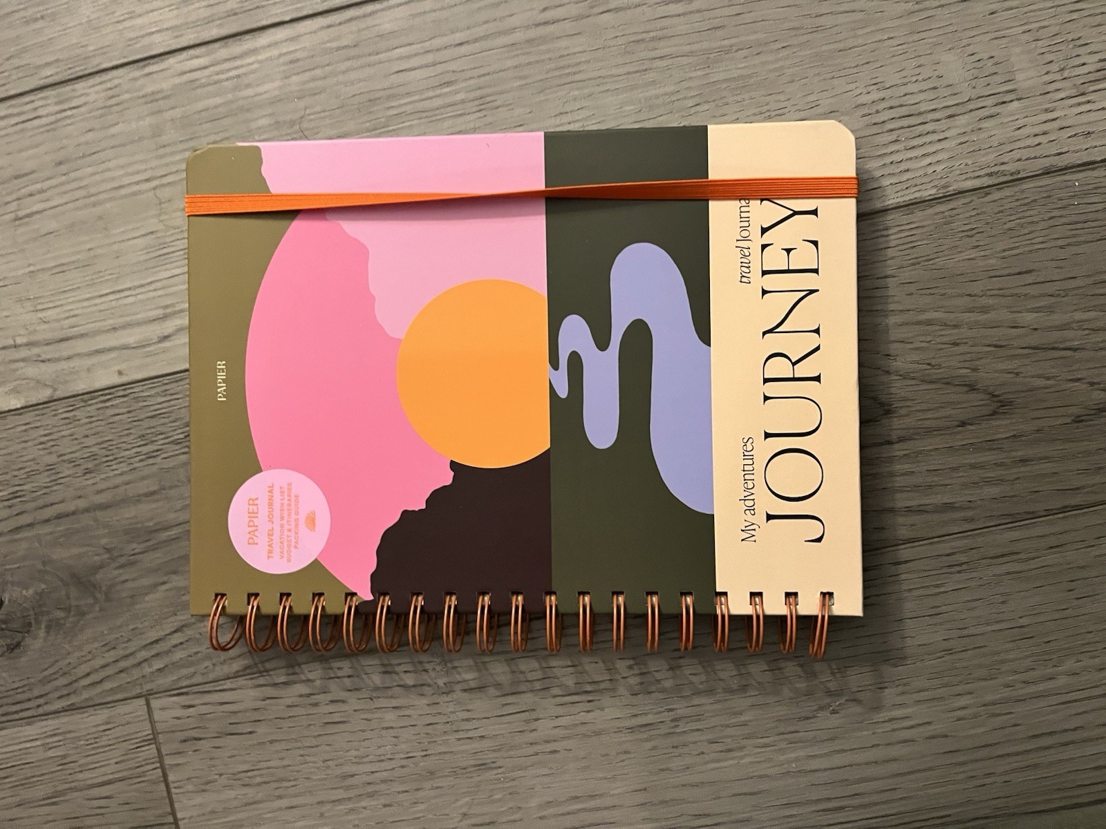 Papier Travel Journal My Adventures Journey Trip Plan Budget Packing Writing