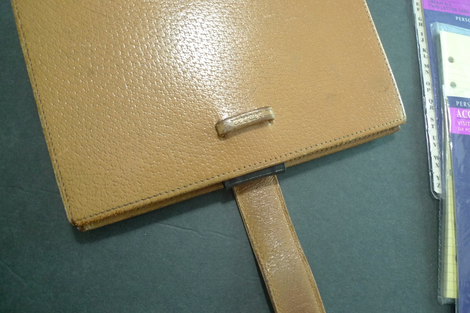 SMYTHSON OF BOND STREET – LEATHER PLANNER – WITH INSERTS – PERSONAL SIZE