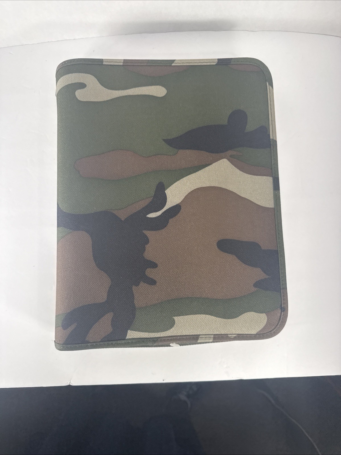 New~Day timer Zippered 3 Ring Camo Military Planner~11.5”x9”x1.5”