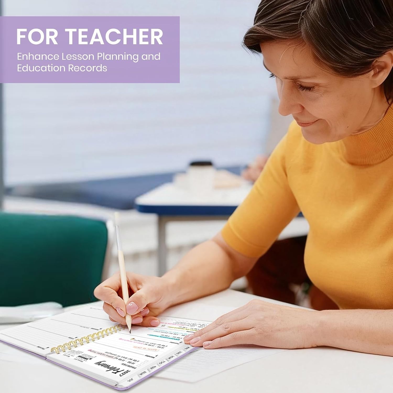 A5 2026-2027 Academic Planner with Monthly Tabs: Perfect for Students & Teachers