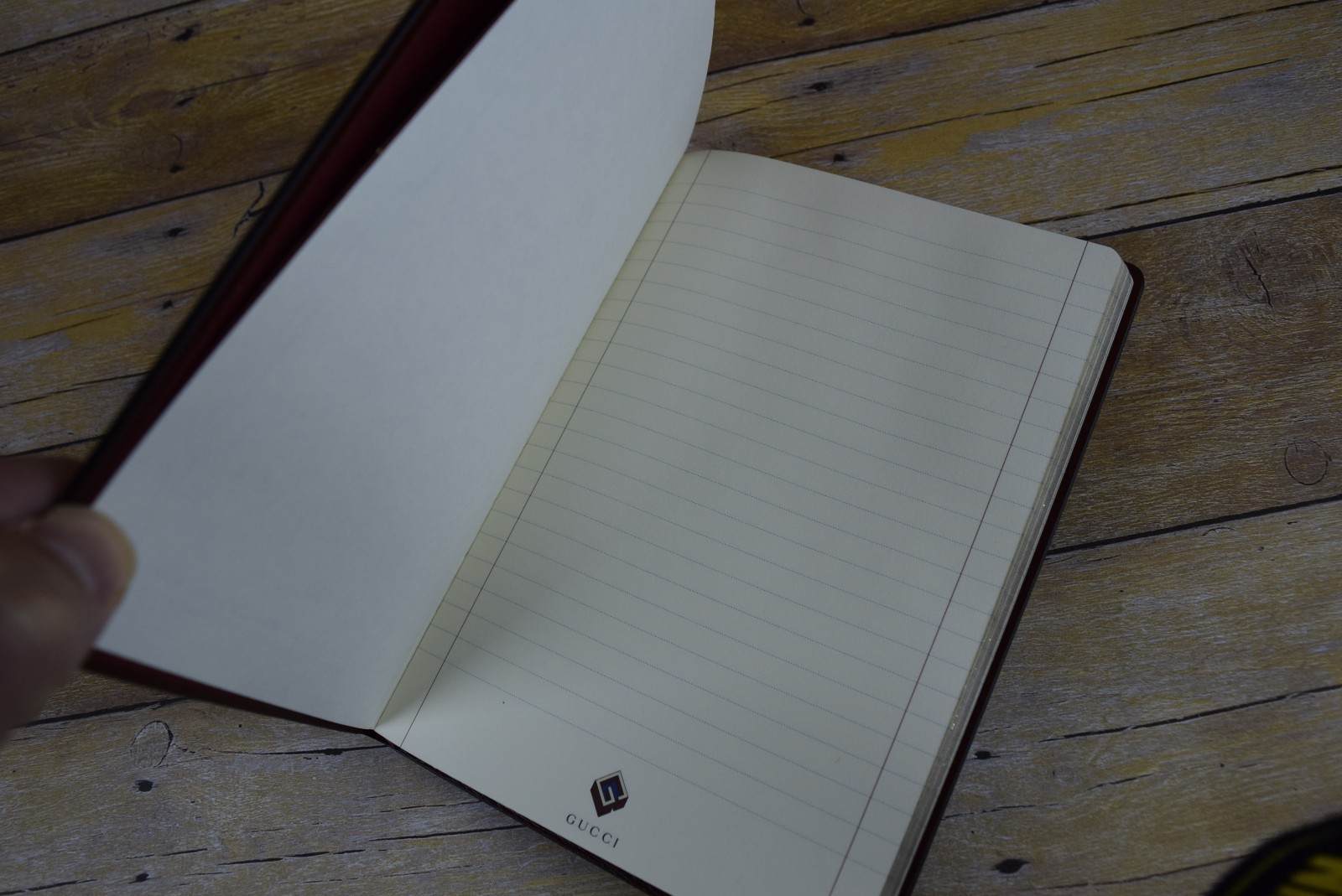 NIB! Authentic Gucci Luxury Notebook Journal Geometric G Printed Red