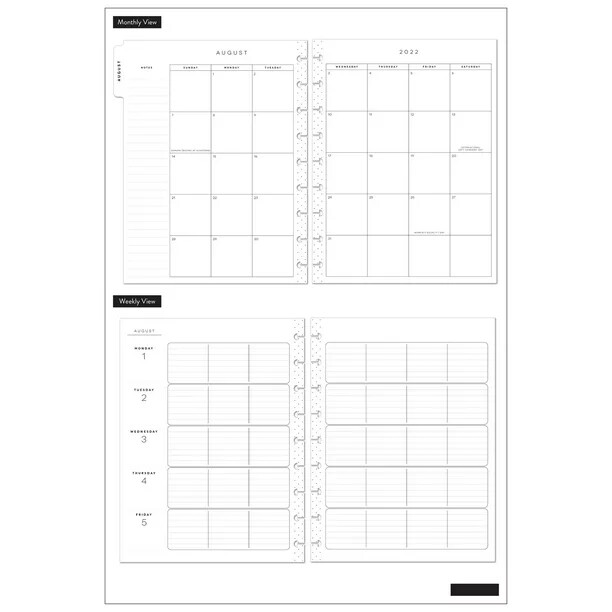 The Happy Planner TEACHER Academic Layout 12 mo 2022 – 2023 Calendar Student NEW