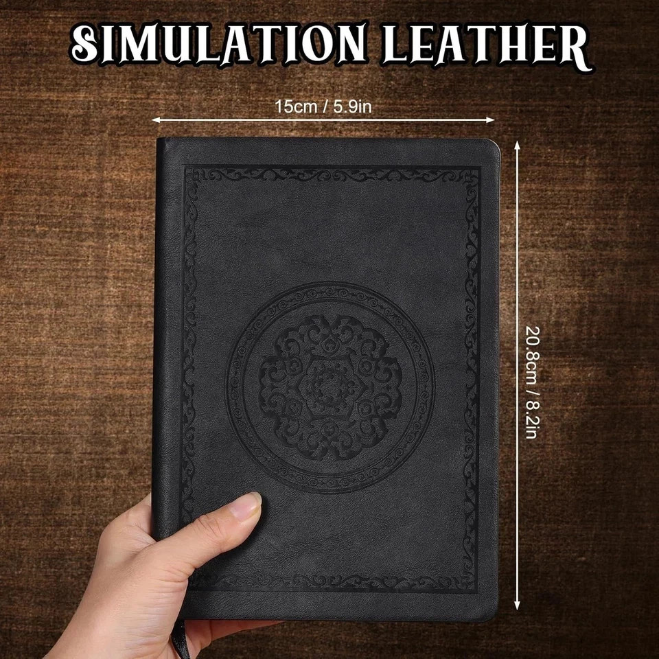 2026 Leather Vintage Journal Notebook,300 Pages,Leather Softcover Lined Journal