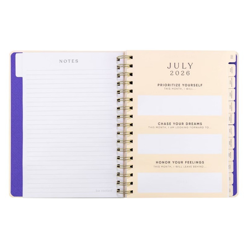 Be Rooted 7″x9″My Year My Rules Academic 12 Months Weekly/View 2026-2027 Planner