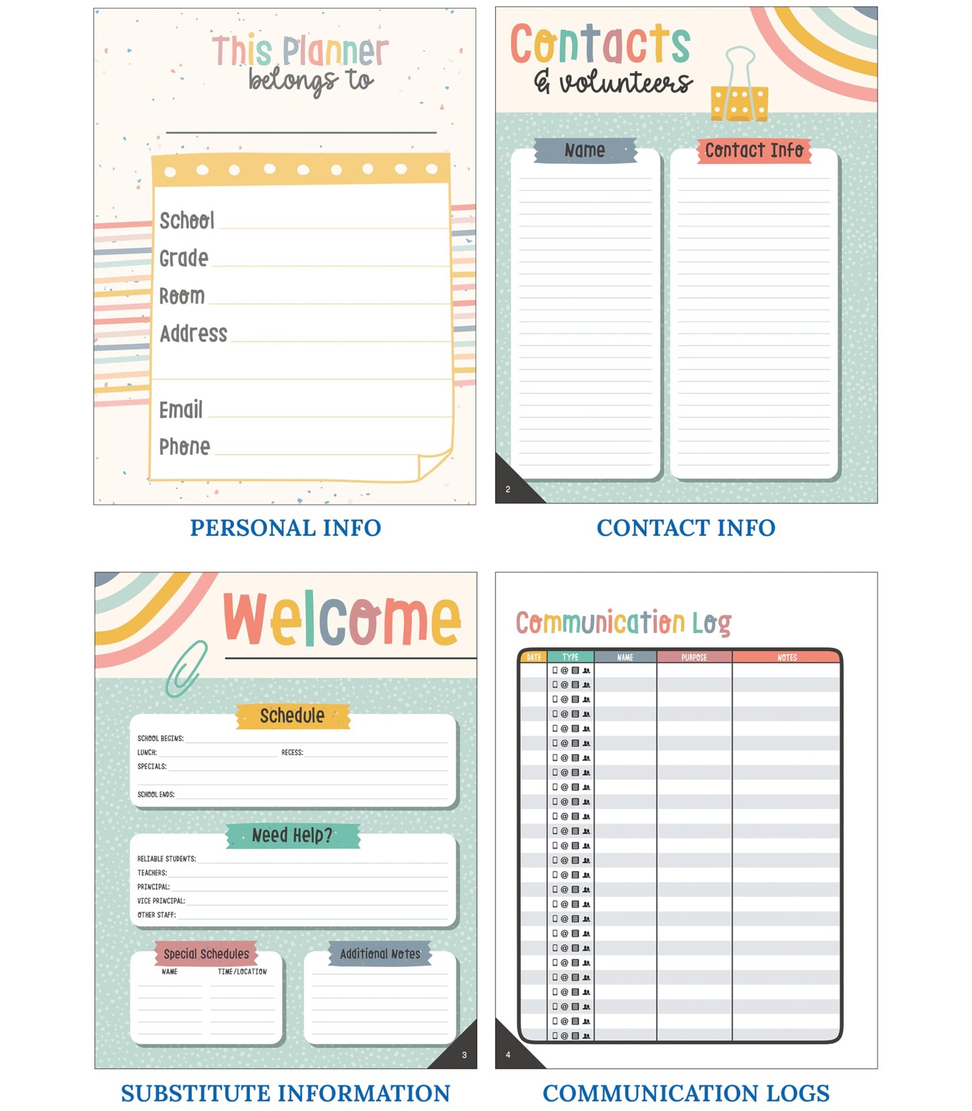 Carson Dellosa We Belong Teacher Planner 2026-2027, Undated 8″ x 11″ Lesson P…