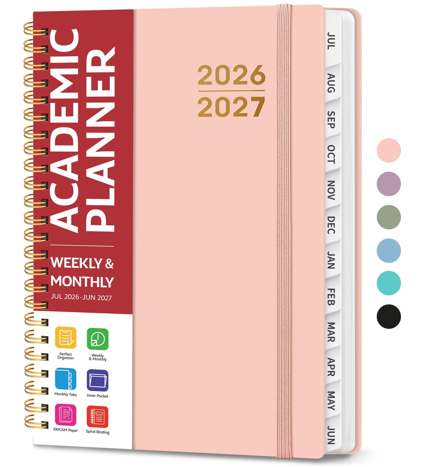 Planner 2026-2027 for Women & Men, Academic Monthly and Weekly Calendar Plann…