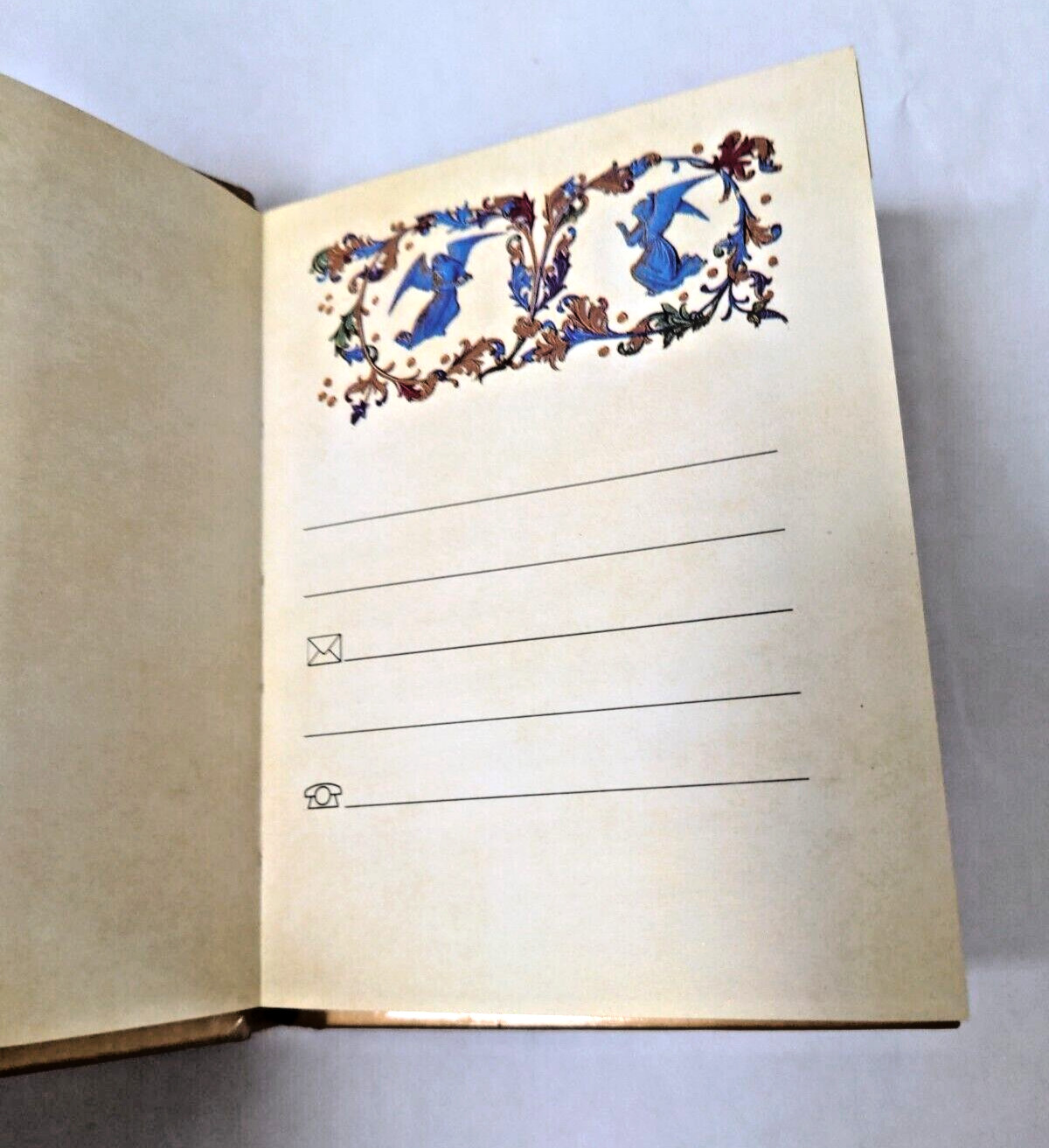 Coppenrath Verlag Très Riches Heures Illuminated Manuscript Address Book 1994