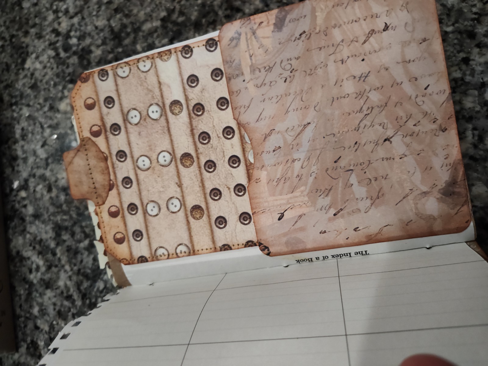 Handcrafted Vintage Journal, Planner, Diary, sketechbook