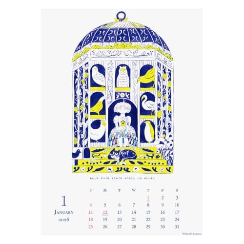 2026 Calendar Heisuke Kitazawa/Wall Calendarfrom JP
