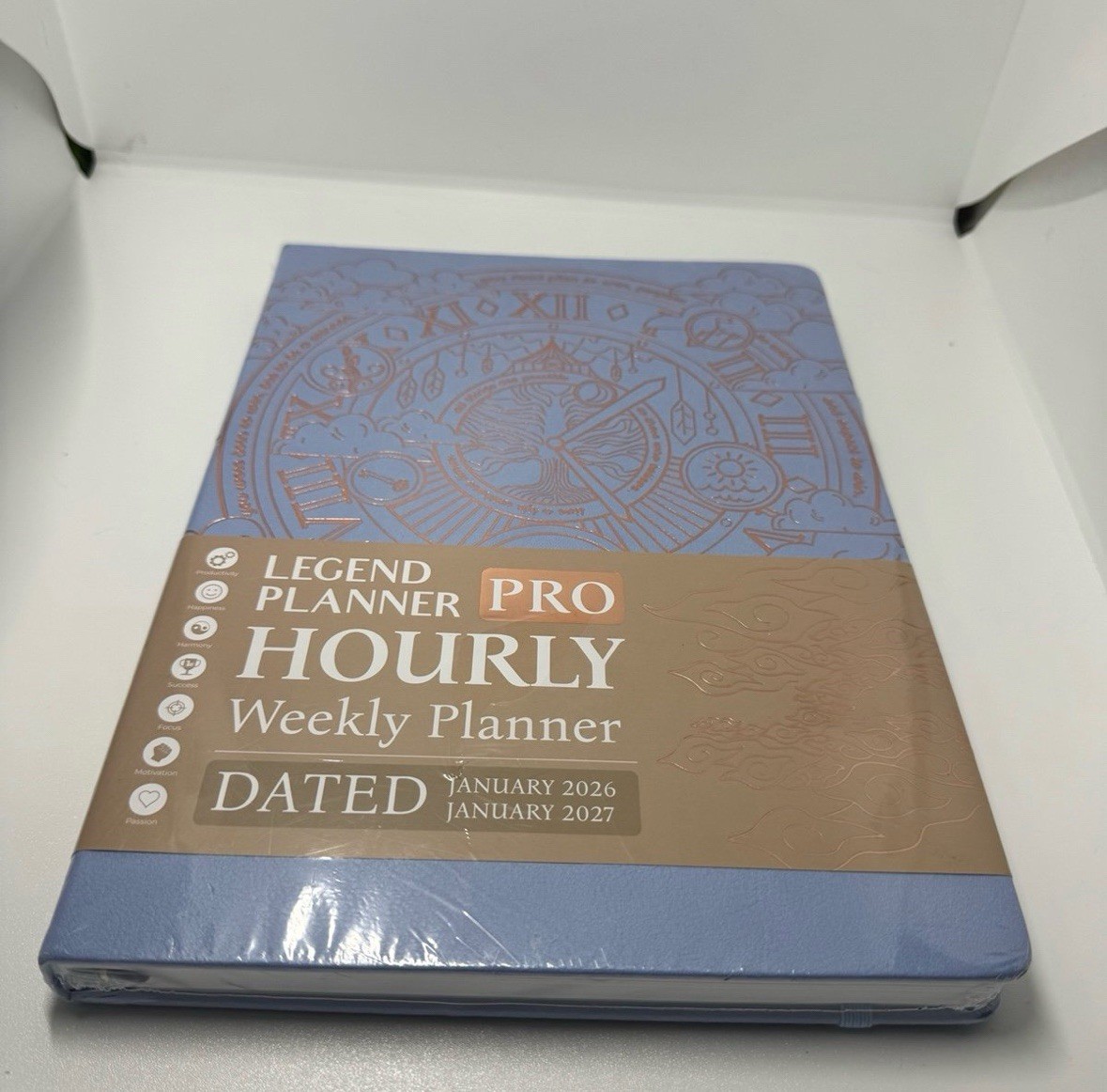 Legend Planner | 2026 PRO HOURLY Weekly Planner Set | Periwinkle 8.5×11 | SEALED