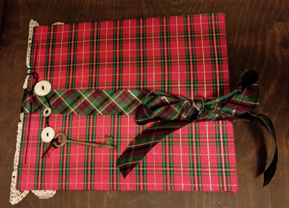 Handmade Christmas Junk Journal True Vintage Ephemera10″ x 8.5″ Photo Art