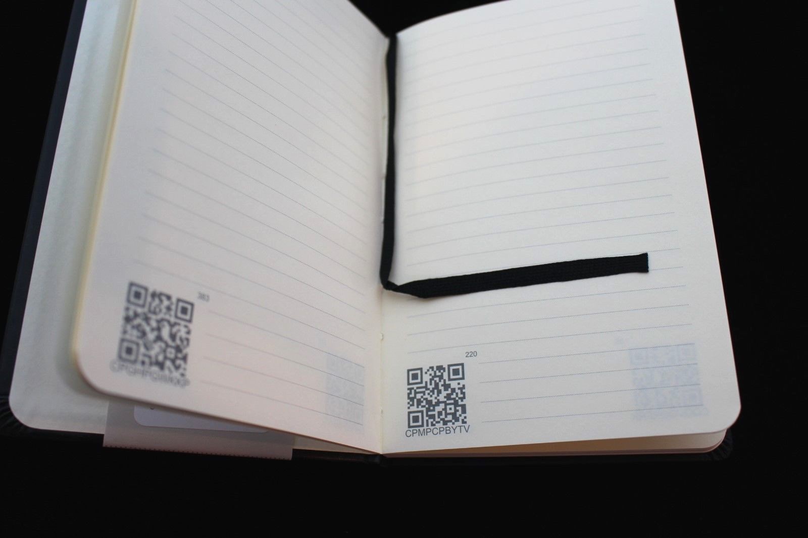 Quo Vadis Multimedia Enhanced ME Journal 4 X 6 Lined Black