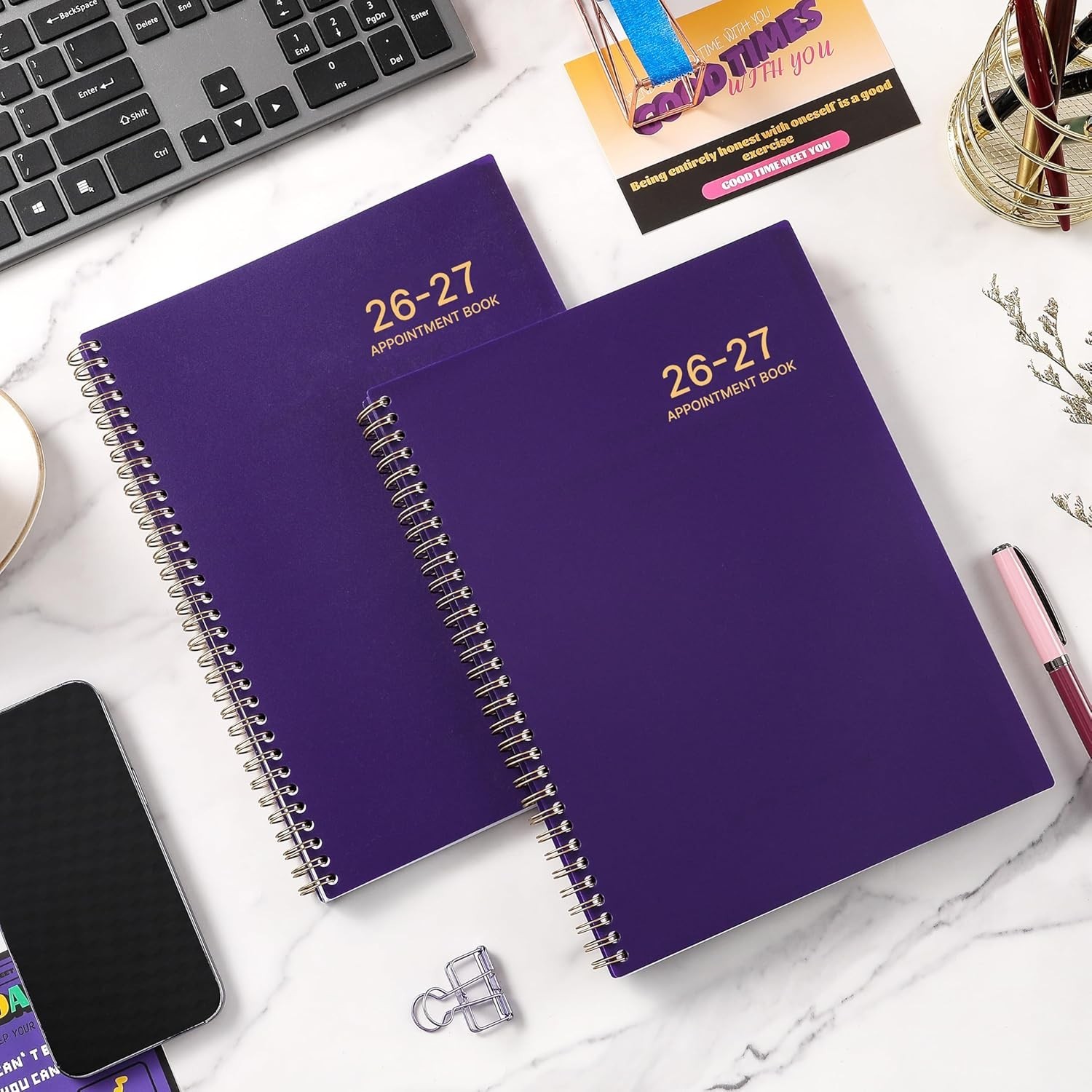 2026-2027 Appointment Book/Planner – 8.2″ X 11″,Daily Planner from Jul. 2026 -27