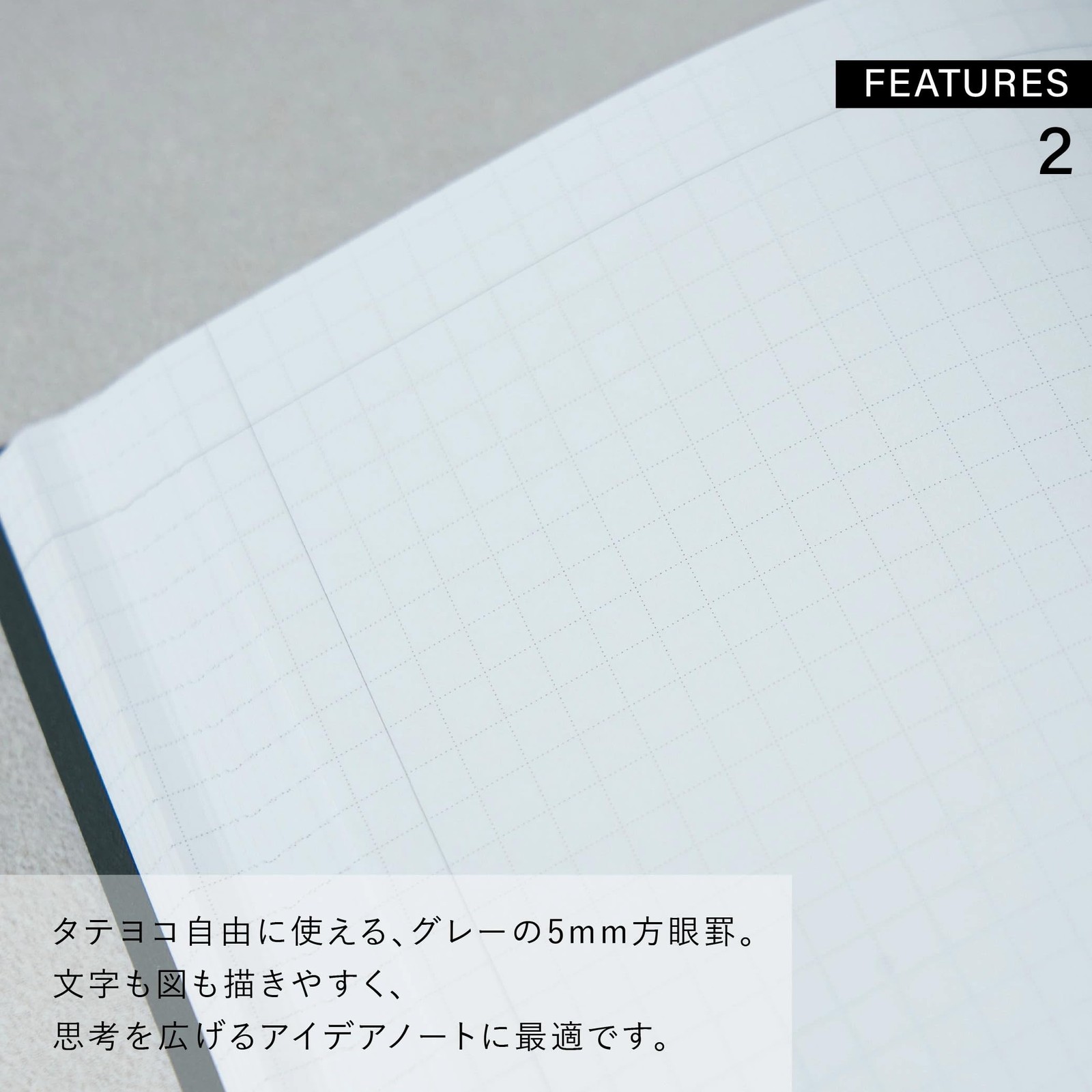 Graph paper notebook, B7 size (modified), with PVC cover, EDiT 5mm grid, clear,