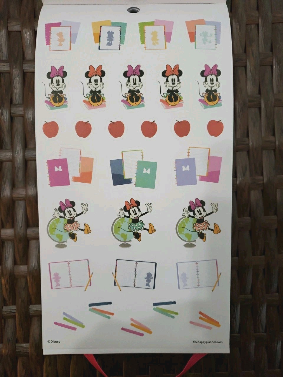 Happy Planner Disney All Smiles Minnie Mouse Teacher VALUE PACK STICKERS 767 Pcs