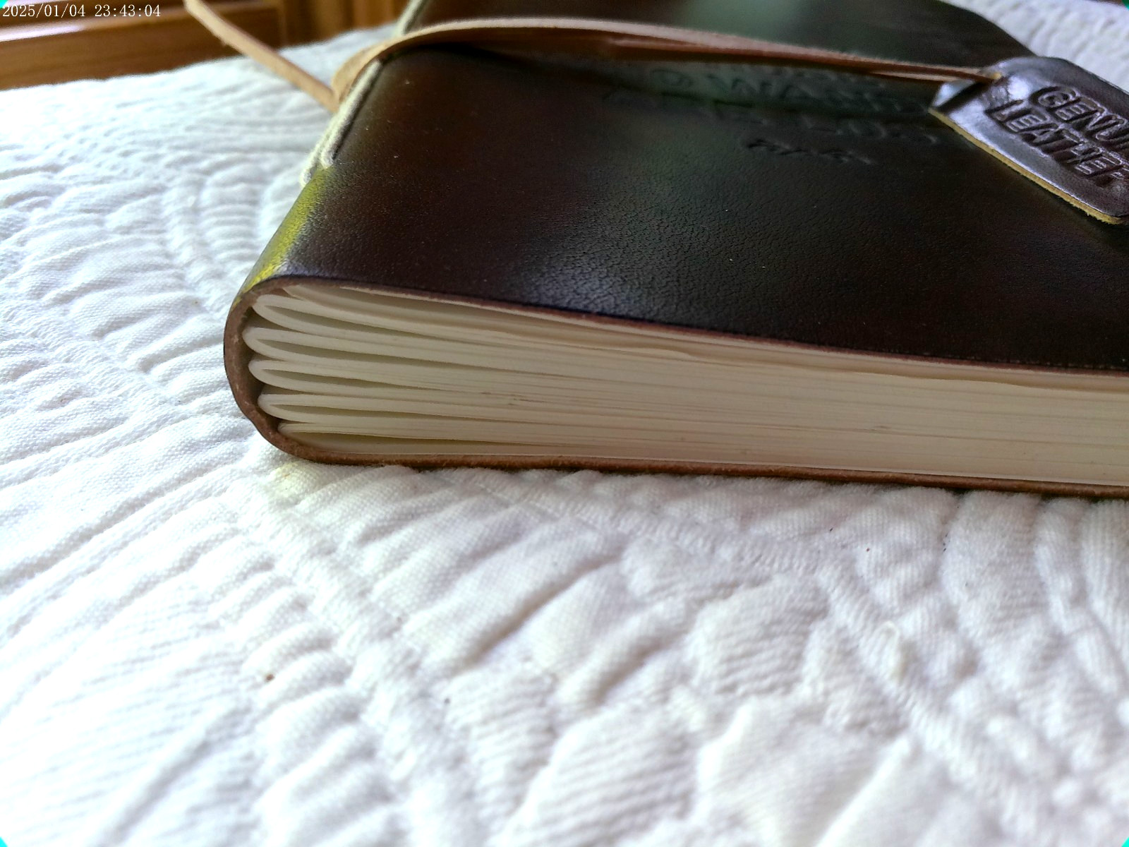 GENUINE LEATHER HANDMADE 144 LINED PAGES INDIA NOT ALL THOSE WHO WANDER ARE LOST