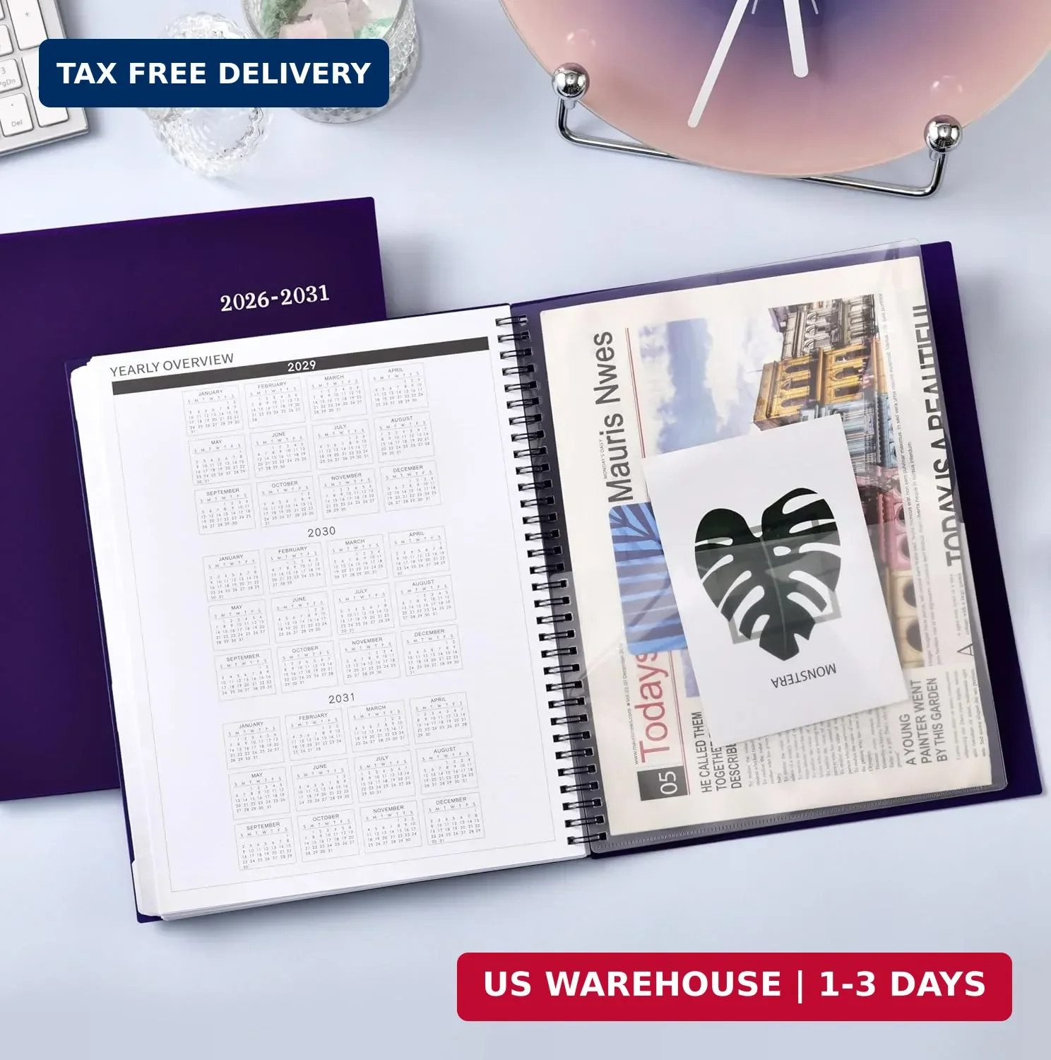 2026-2031 Monthly Planner/Monthly Calendar – 5 Year Planner from Jul. 2026 – Jun