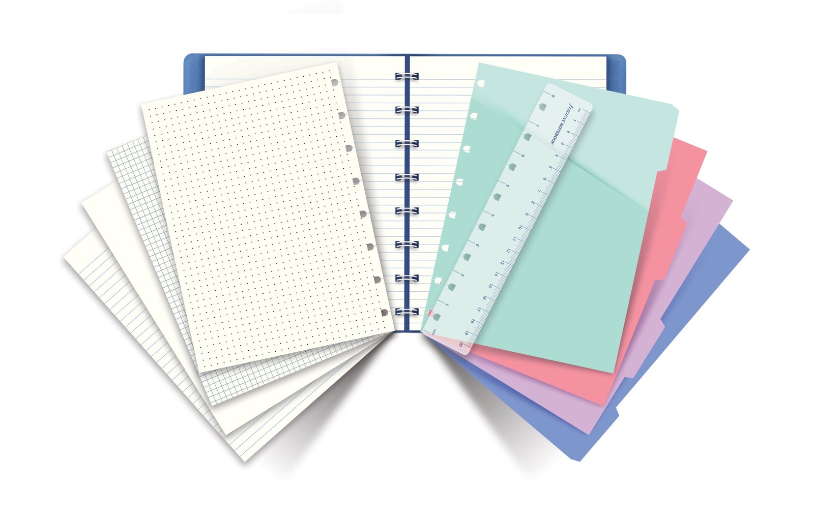 Filofax Refillable Notebook Black (B115007U) A5 Size,