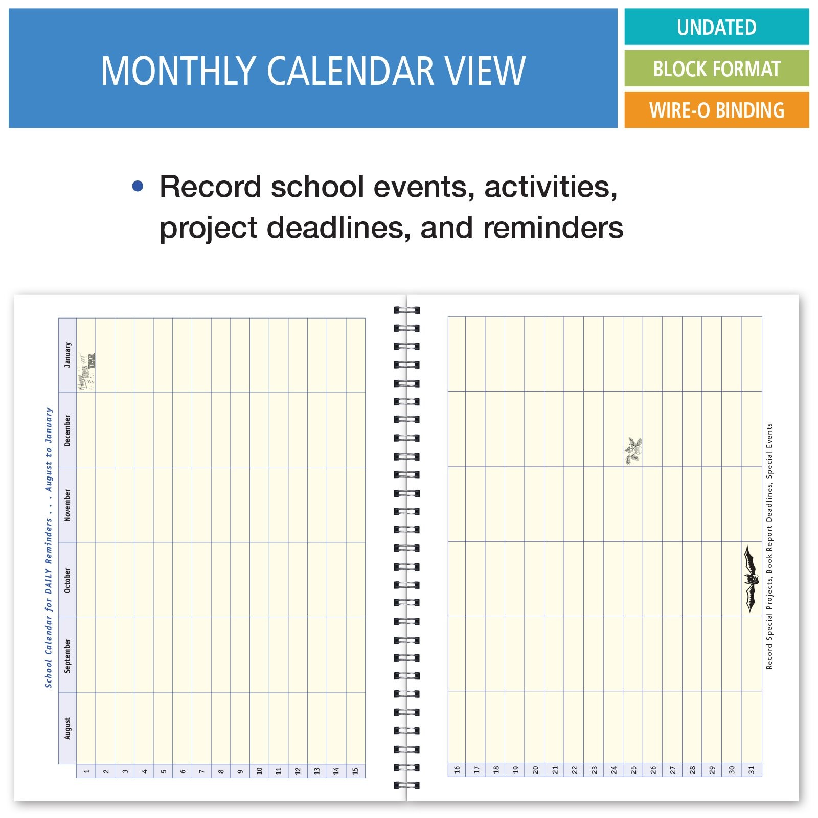 Undated Student Assignment Book (S40) 1 Unit