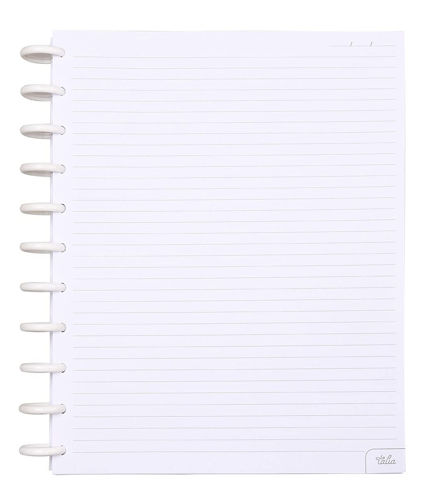 Talia Discbound Notebook Refills (College Ruled, Letter (8.5in x 11in))