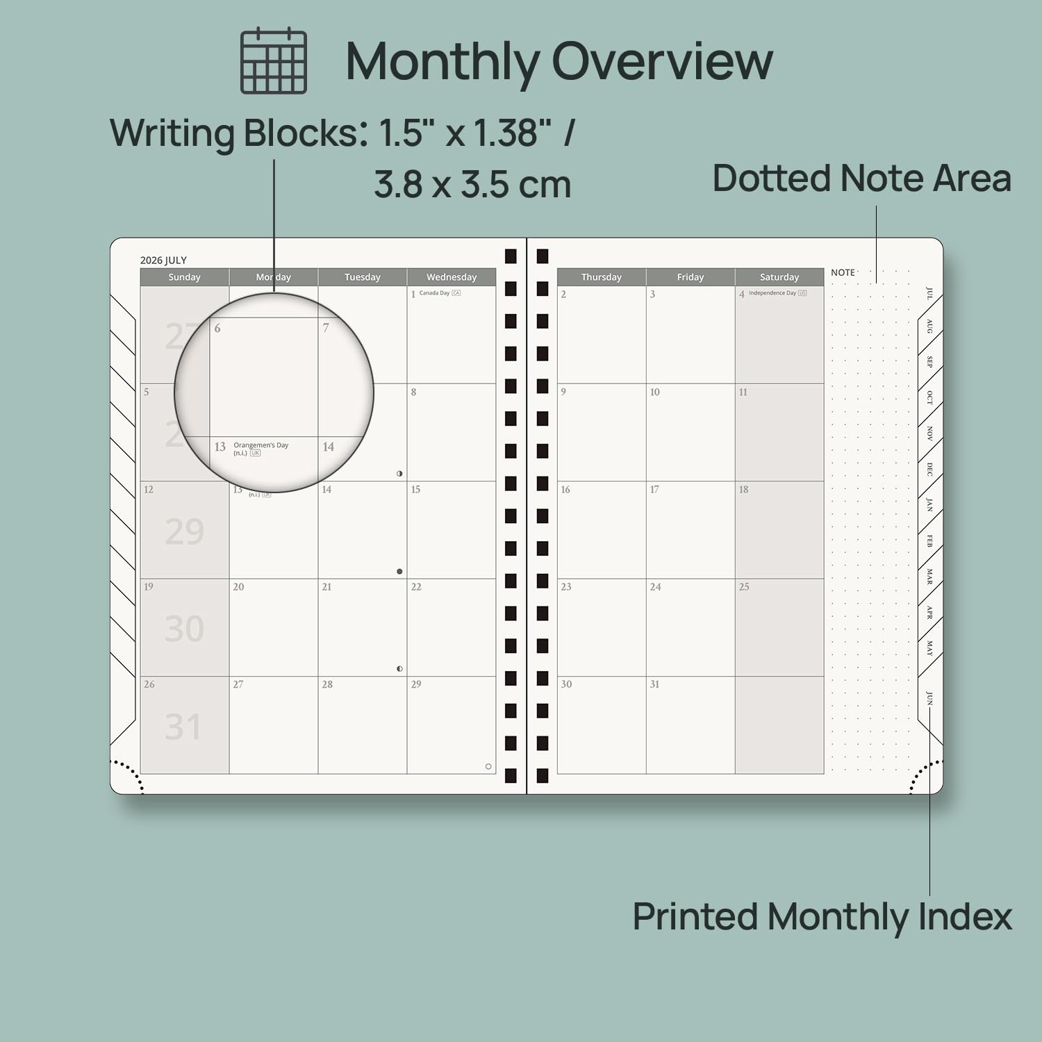 Weekly Planner 2026-2027, 6.5″ x 8.5″, (July 26-June 27) Academic Weekly and …
