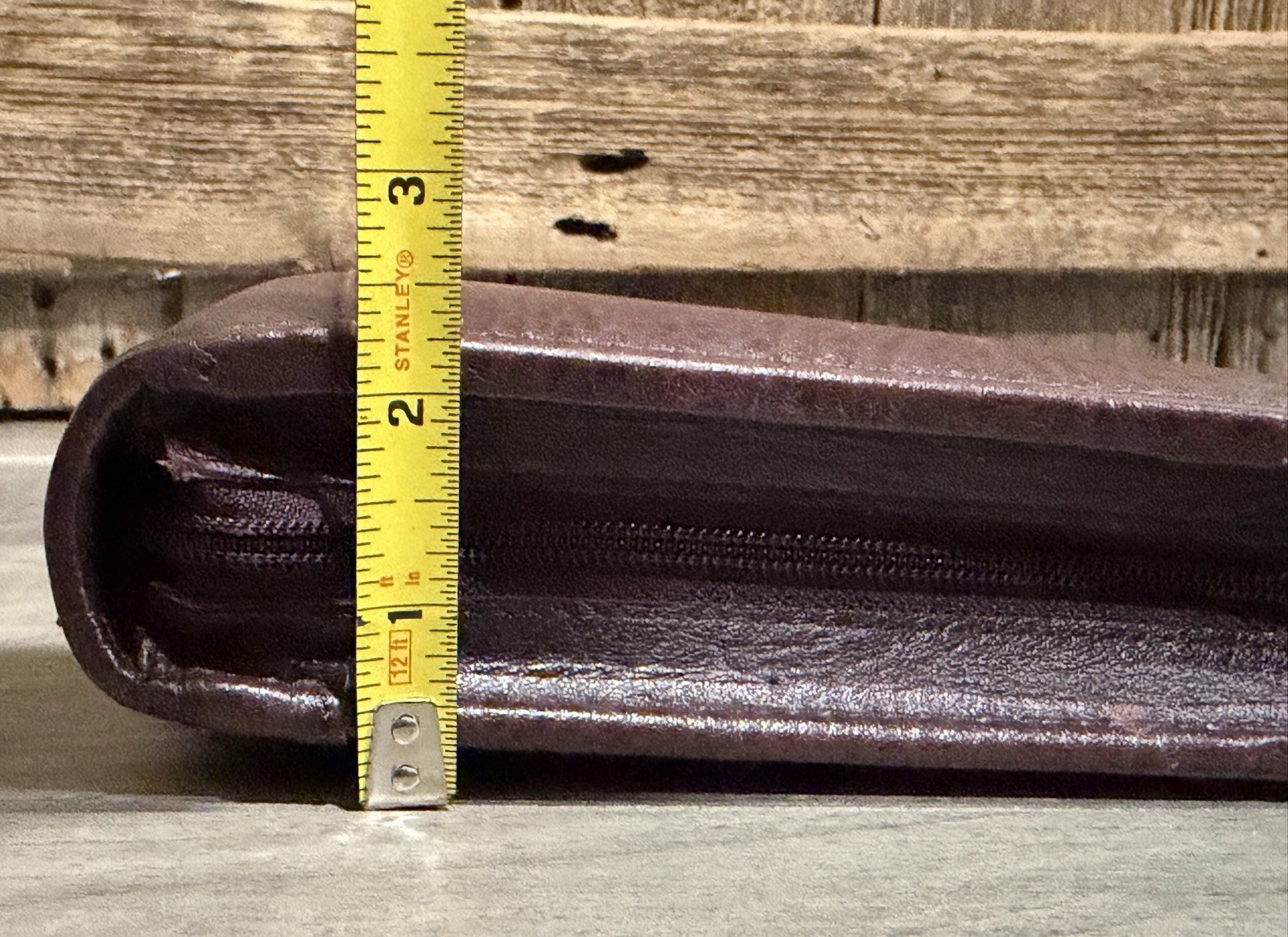 Franklin Covey Burgundy Leather Planner Organizer Binder 7 Ring Zip Around