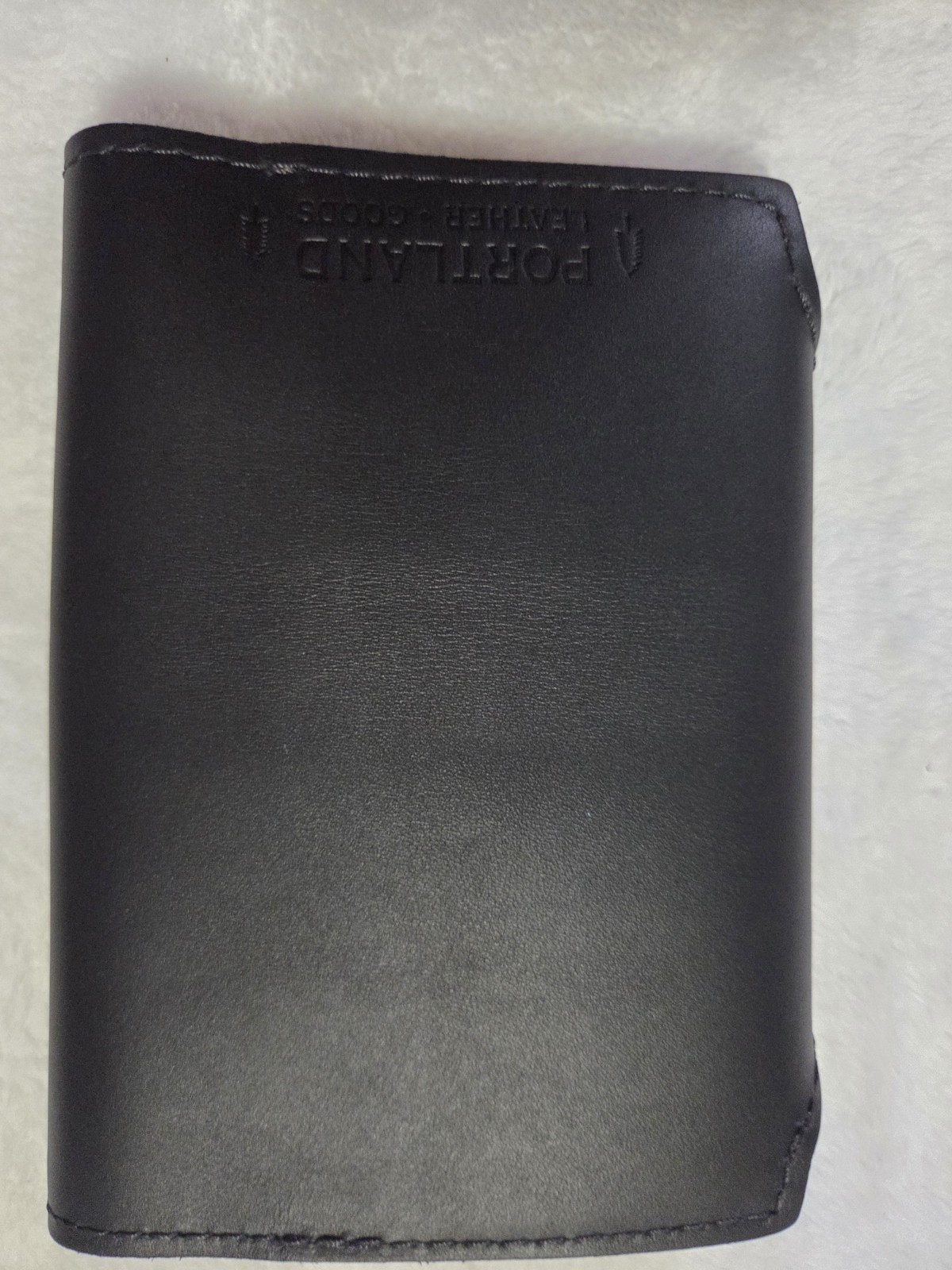 Portland Leather Goods Small Snap Journal In Smooth Black New