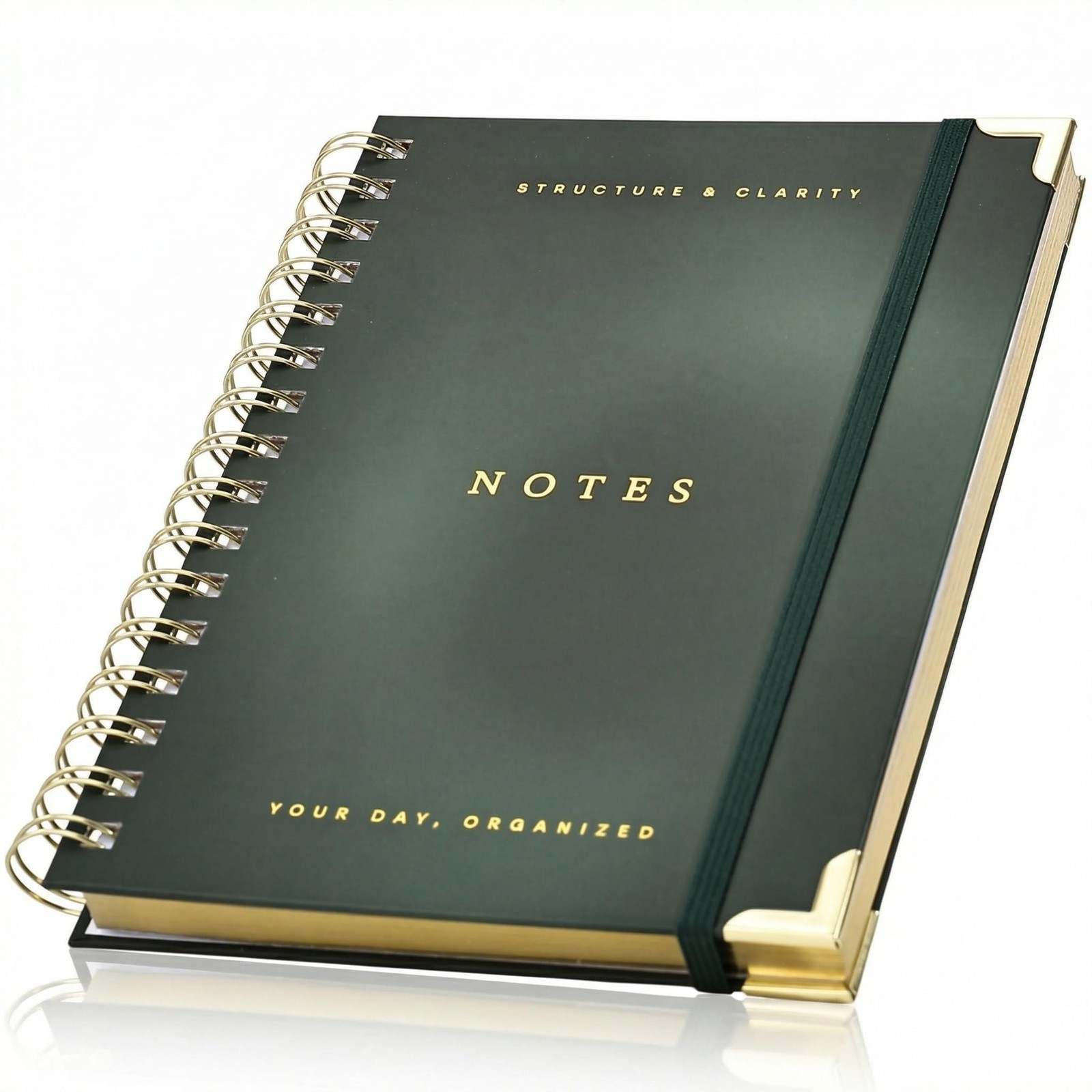 Aesthetic Daily Planner And Notebook With Hourly Schedule – Beautiful Spiral …