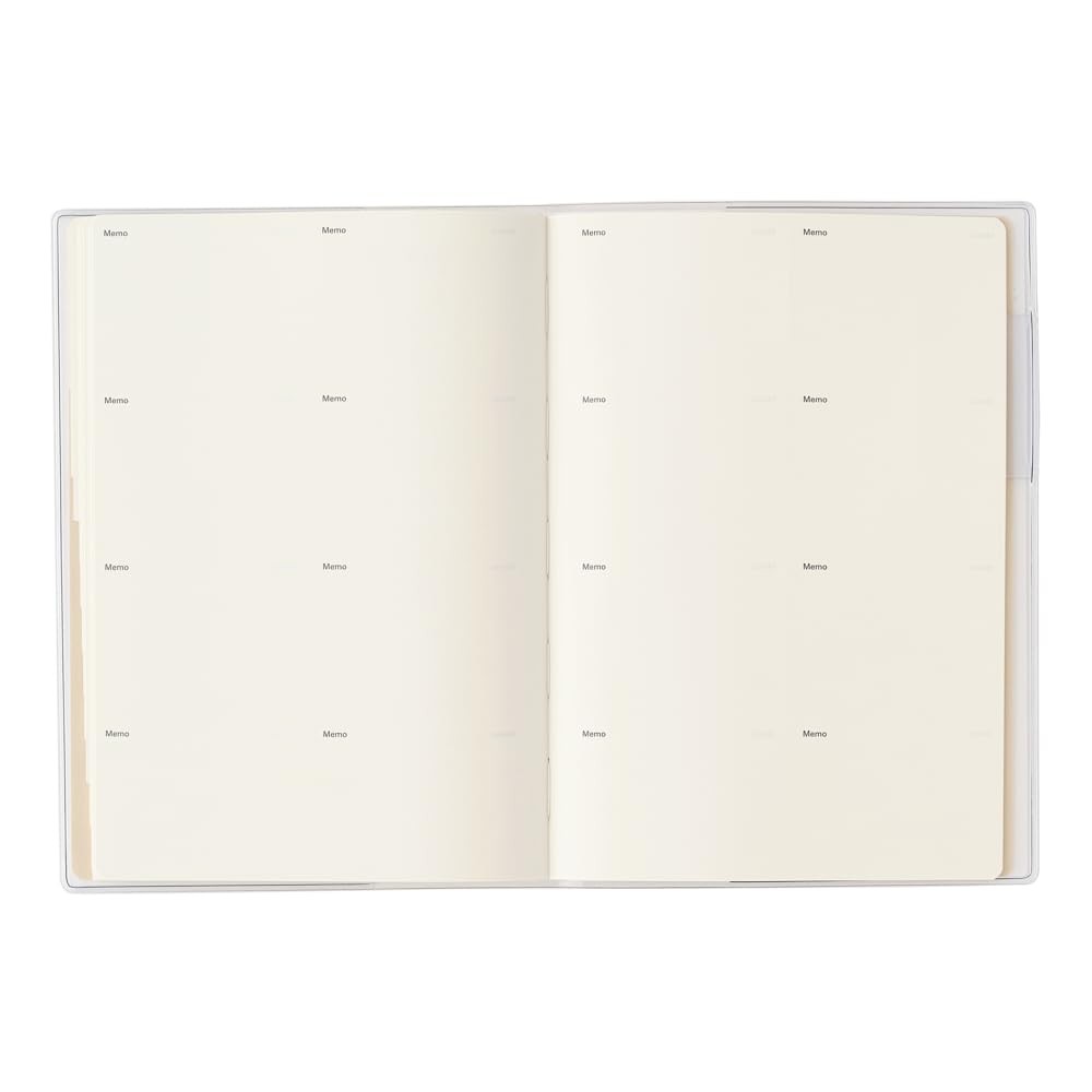 NOLTY Pagem Planner 2026 B6 Monthly Aida Memo White 2643