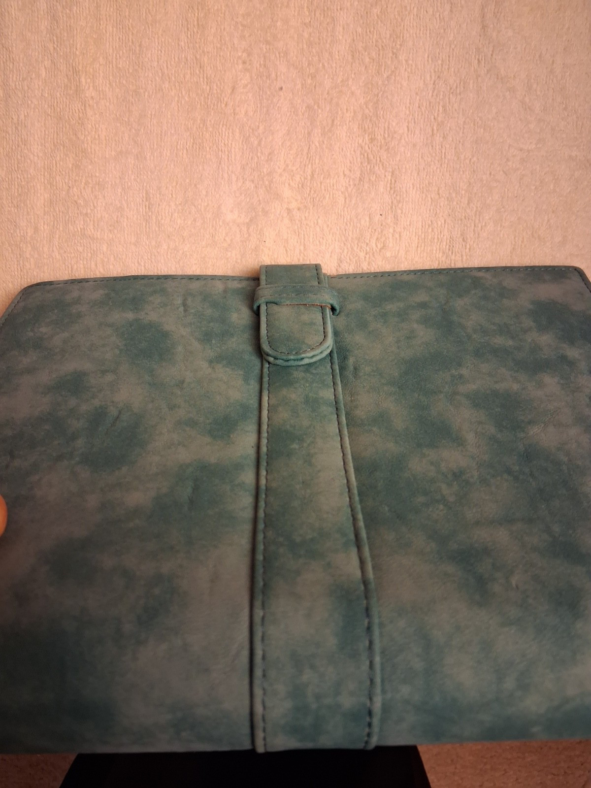 Day-Timer Desk Planner Organizer Binder 7 rings Turquoise Blue
