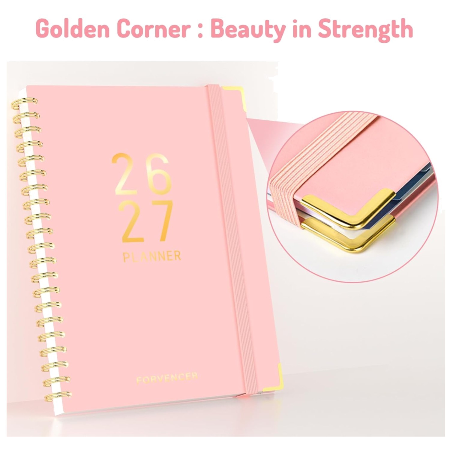2026-2027 Planner, Student & Teacher Supplies, Pink