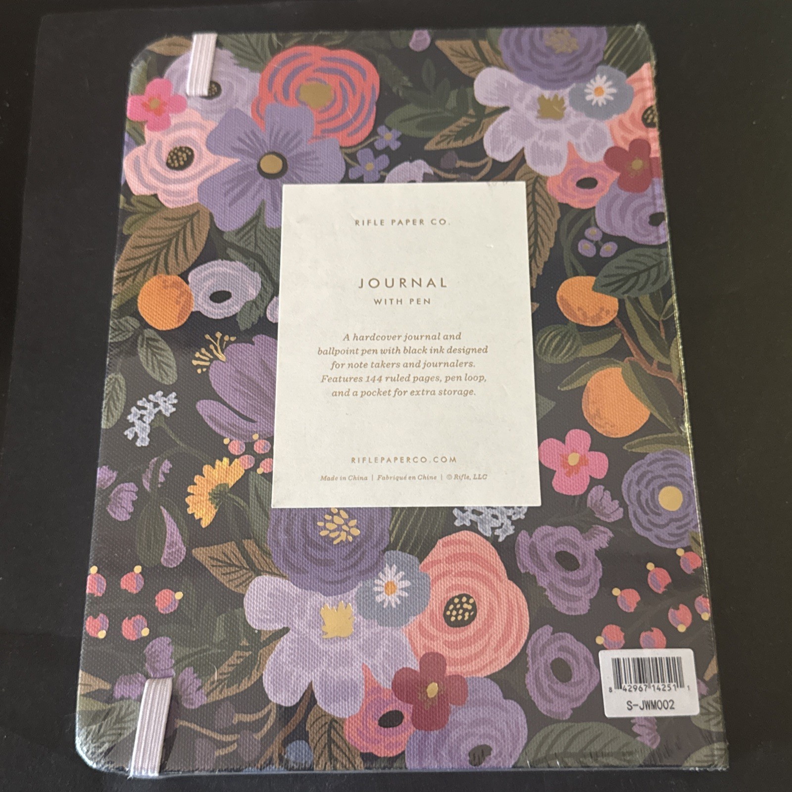 RIFLE PAPER CO. Journal with Pen | Hardcover Notebook with Foil Accents Sealed