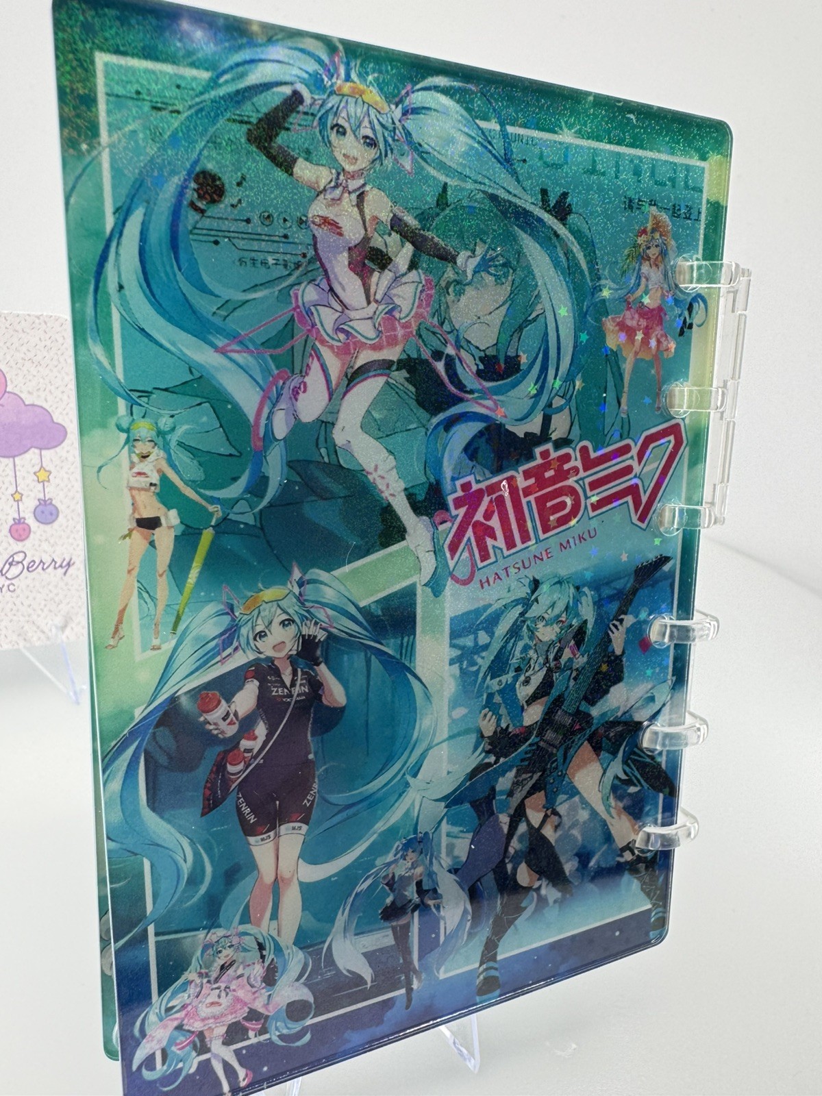 New Hatsune Miko Acrylic Shaker Mini Notebook (A7 size- Small)