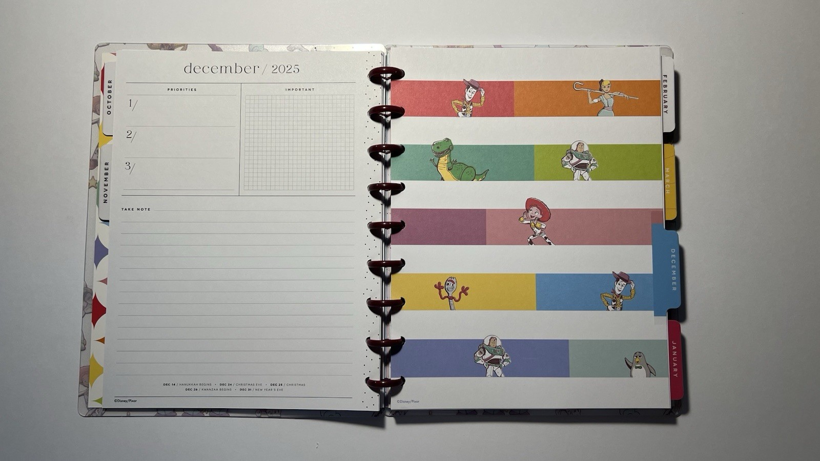 Happy Planner Disney Pixar Toy Story Large Weekly Monthly Planner 2025-2026 NEW