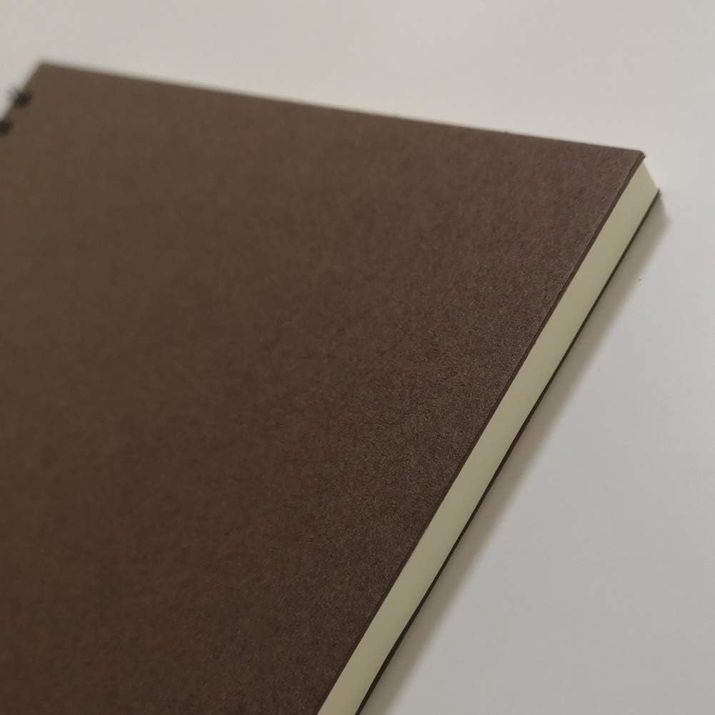 Spiral Bound Notebook Lined Journal B5 Size with Kraft Paper Cover 140 Pages