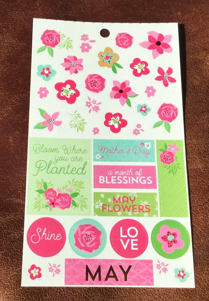 STUDENT ORGANIZER PLANNER STICKERS MAY SPRING Mother’s Day *