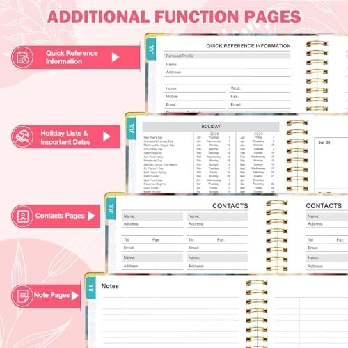 Planner 2026-2027: 2026-2027 Academic Planner Weekly and Monthly from Jul. 2026