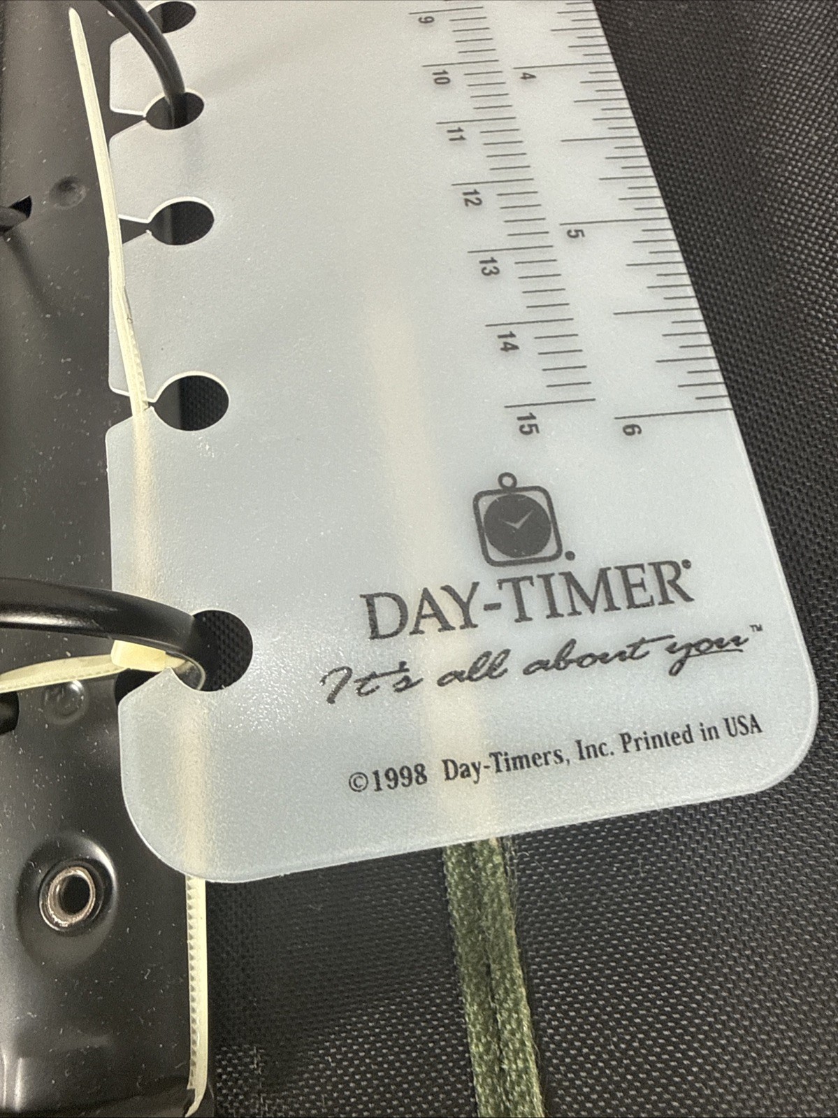 New~Day timer Zippered 3 Ring Camo Military Planner~11.5”x9”x1.5”