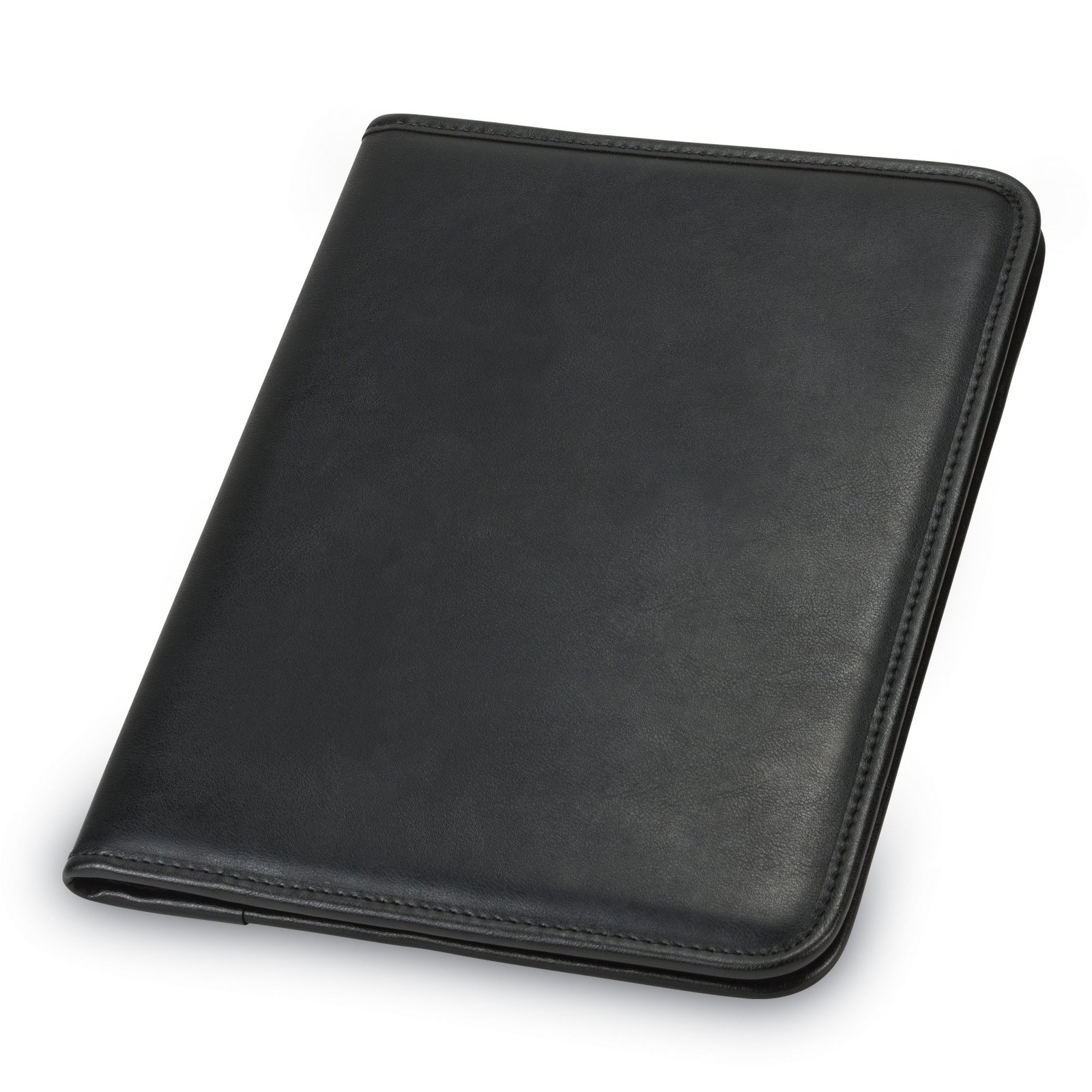 Samsill Professional Padfolio – Faux Leather Letter – 8.5 x 11 inches, Black